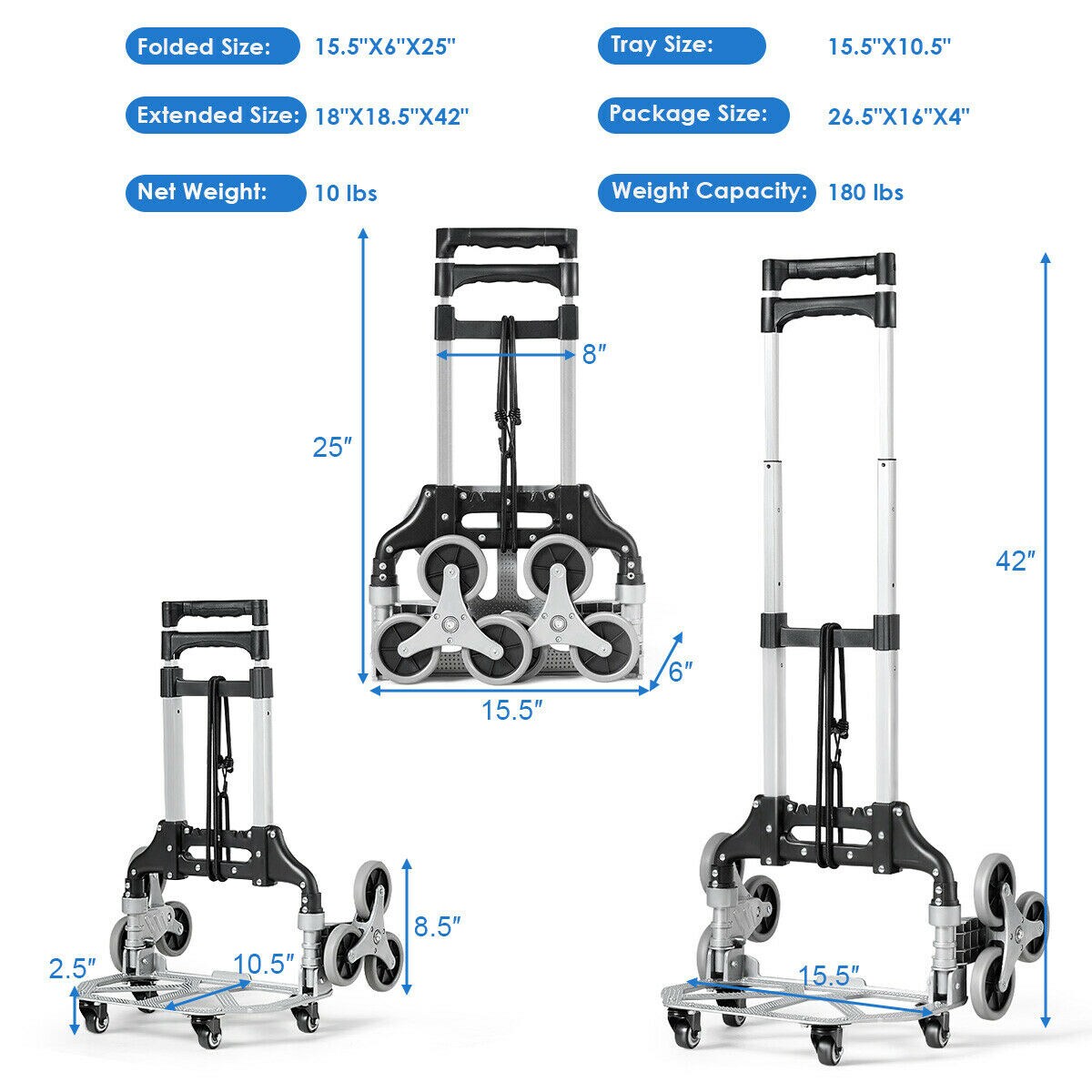 Slickblue D-CO-10001HT Hand-Truck-Dollies - View #4