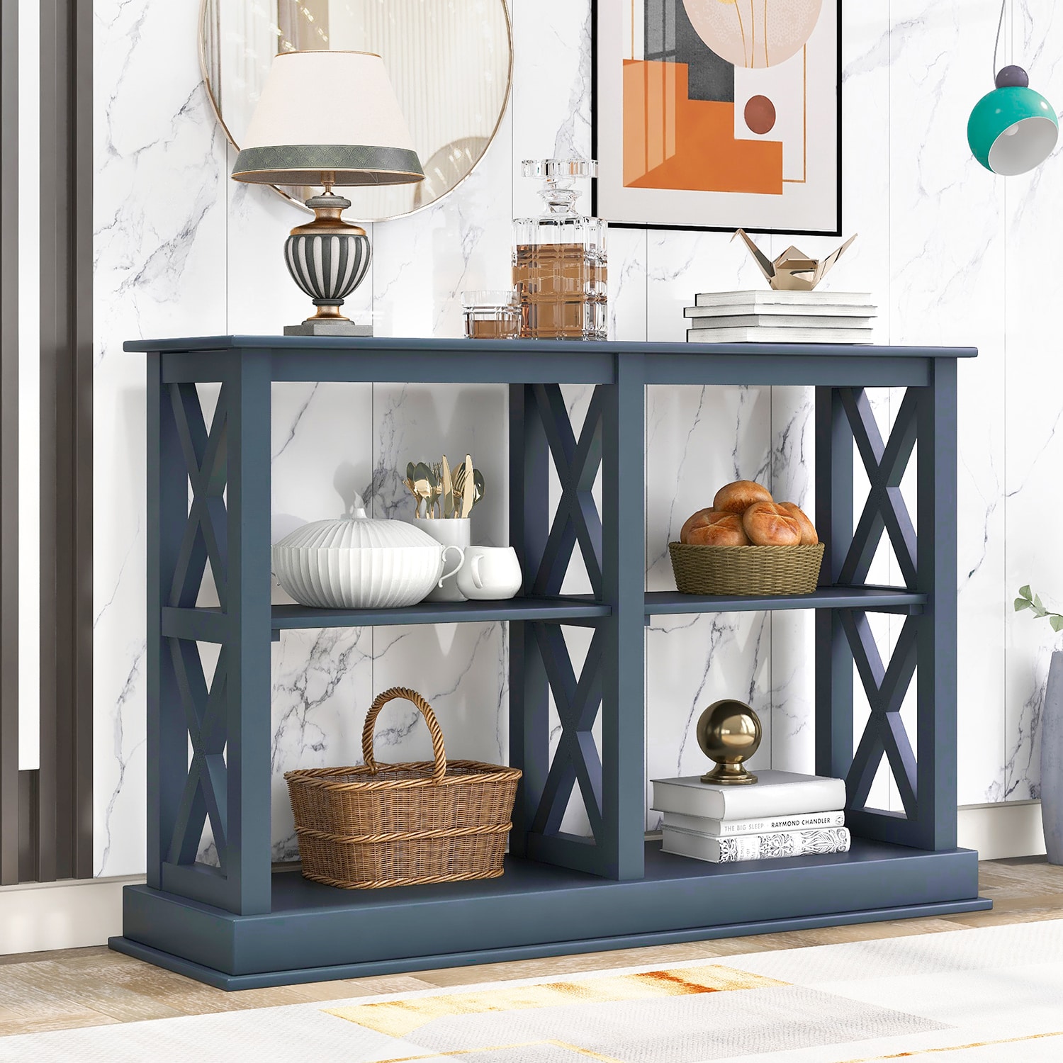SINOFURN SYA010076BK Console-Sofa-Tables - View #14