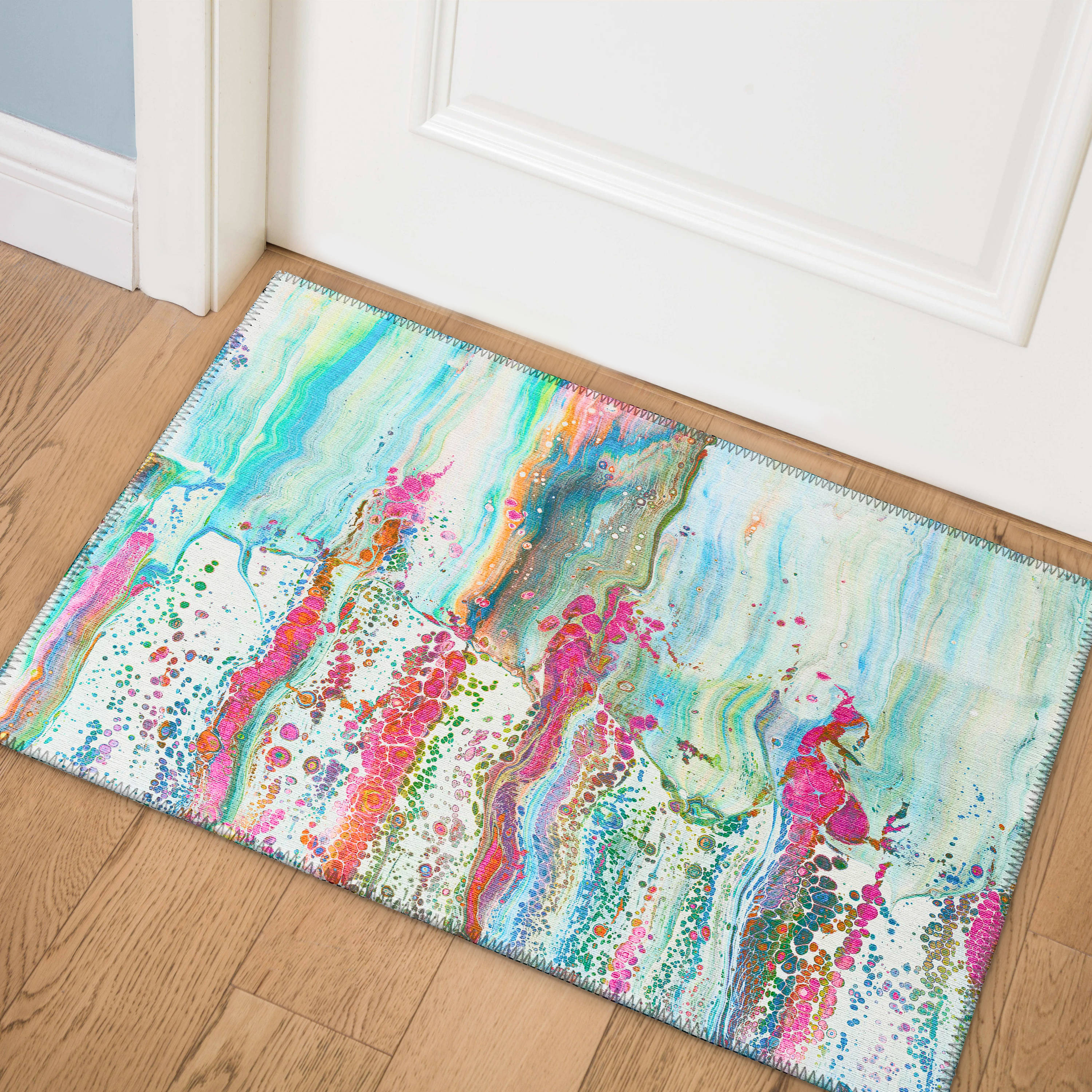 Addison Rugs Karina 2 X 3 (ft) Melody Indoor/Outdoor Abstract
