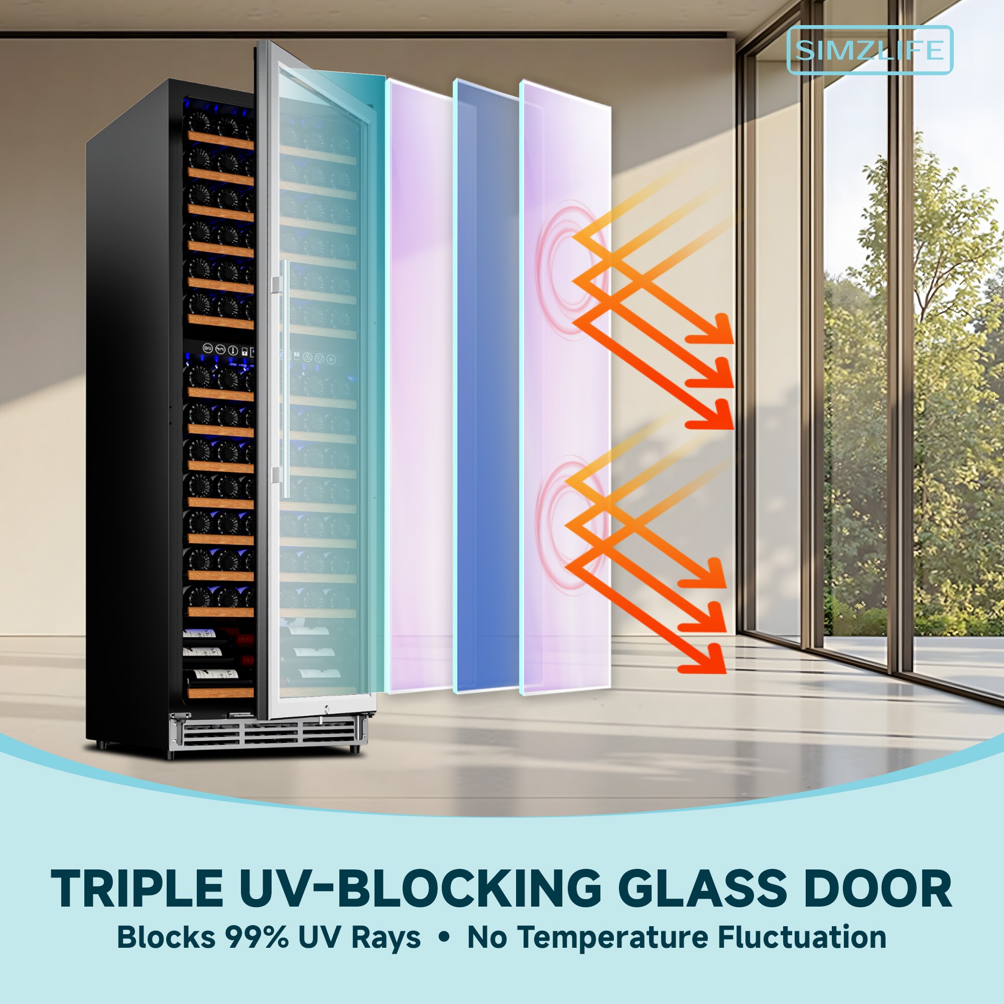 SIMZLIFE FWC005-24SI Wine-Chillers - View #3