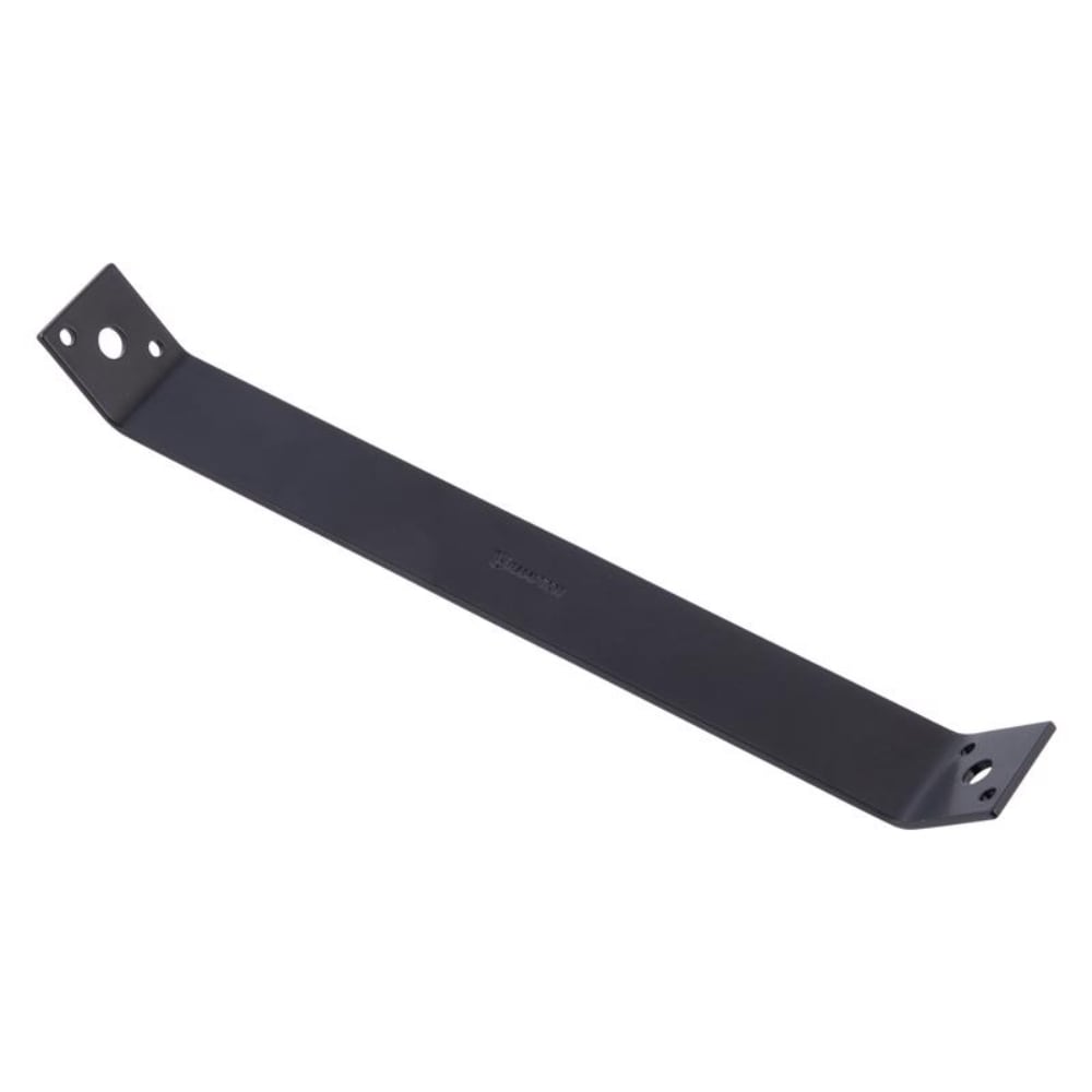 Hampton  13.3 in. H X 1.5 in. W X 1/8 in. D Black Steel Inside Strap Brace