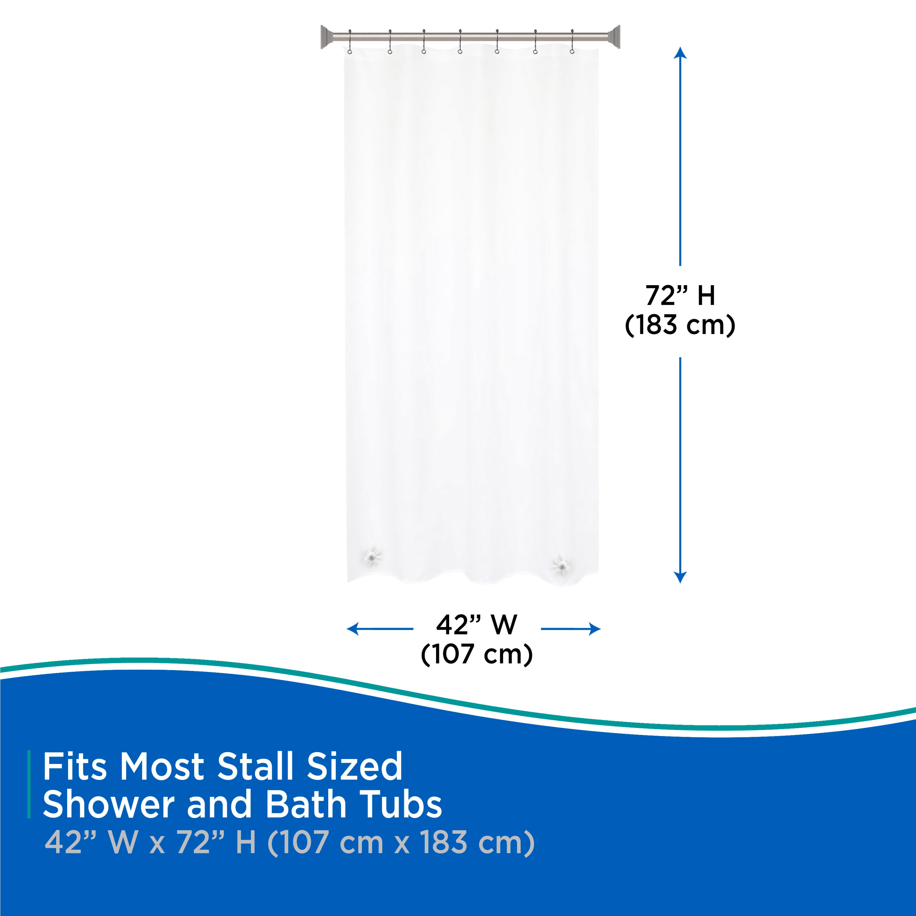 Kenney KN61145PDQ Shower-Curtains-Liners - View #7