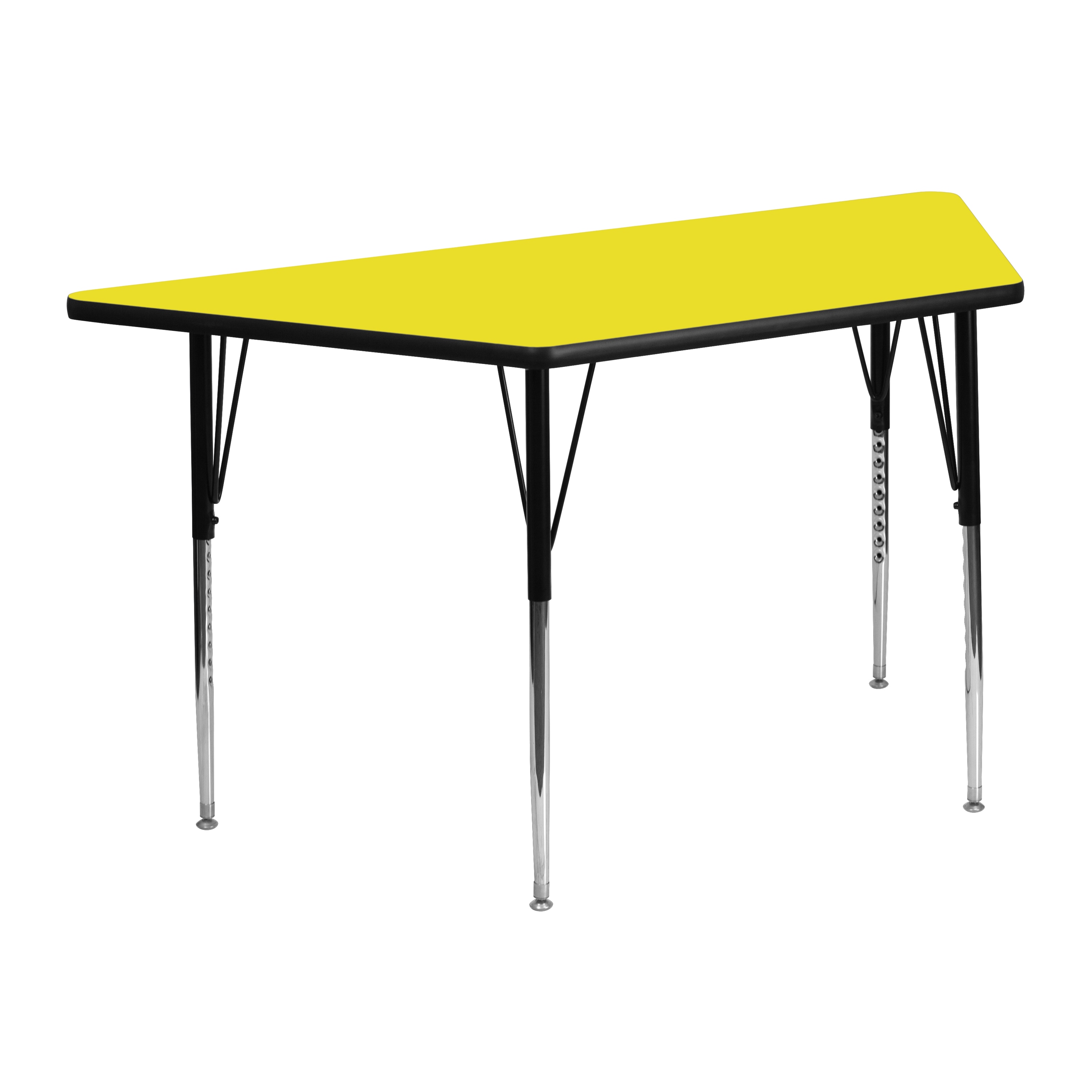 Flash Furniture 847254024136 Yellow Rectangular Kid's Play Table