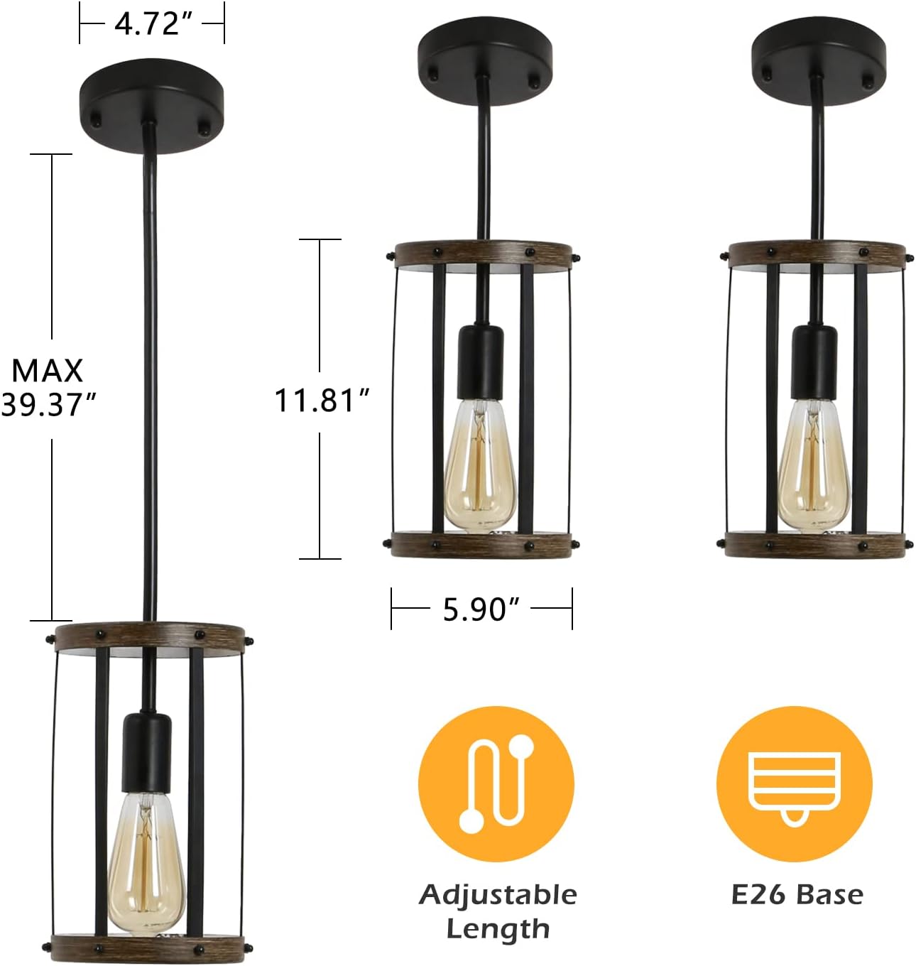 Forclover ALDR-09P Pendant-Lights - View #2