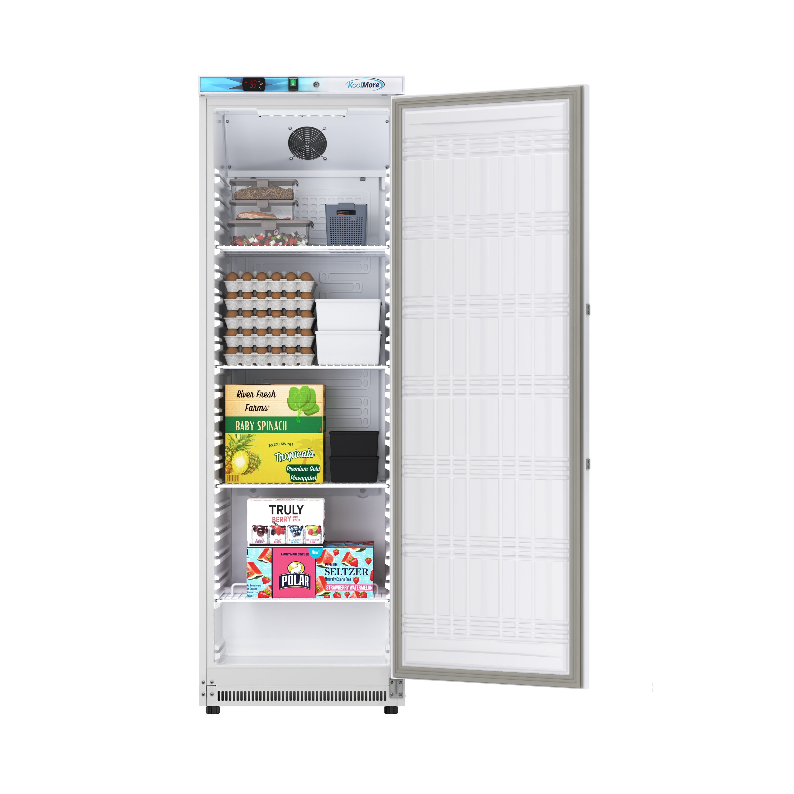 KoolMore LOW-KM-RMD12WH Commercial-Refrigerators - View #3