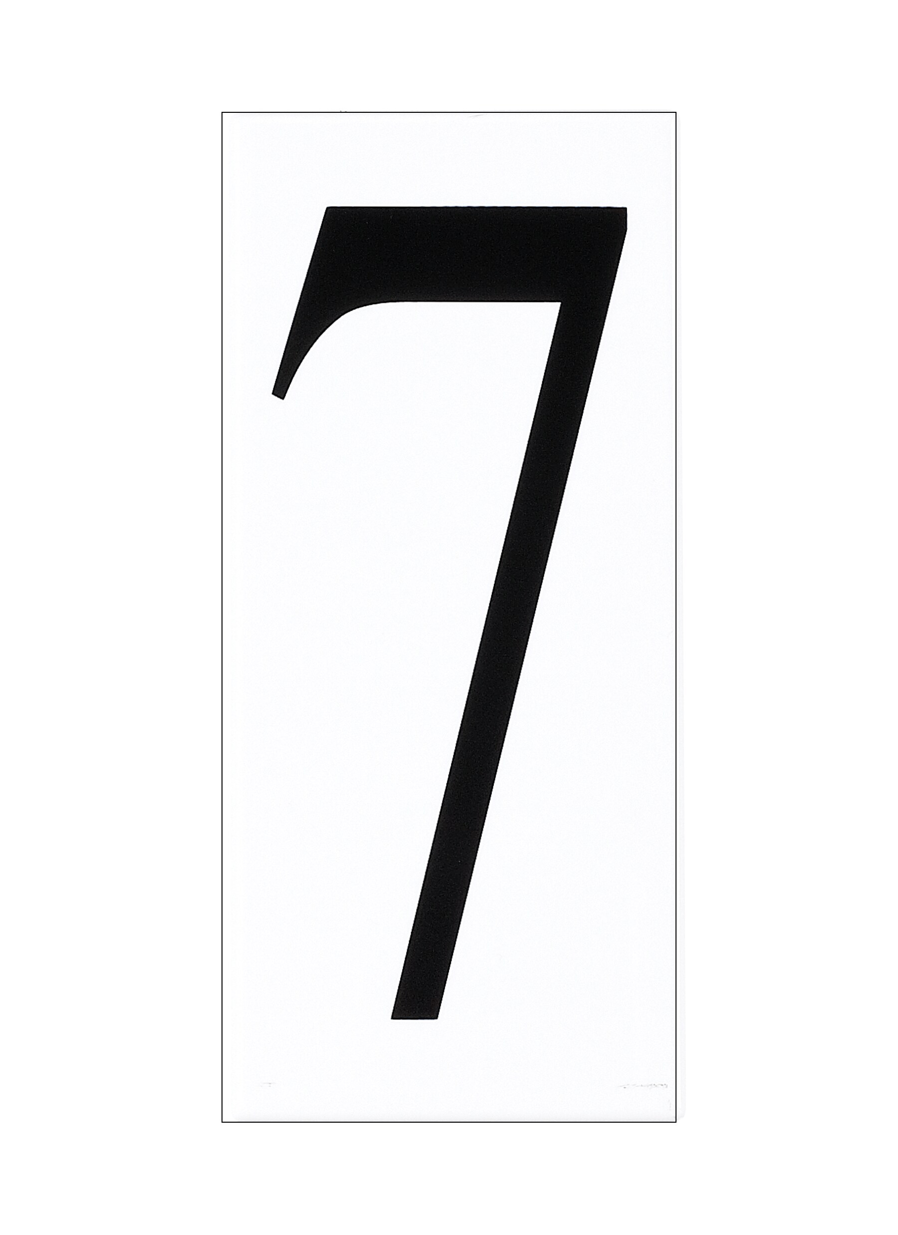Generation Lighting 90617-68  Address Light Address Number Tile White Plastic 7