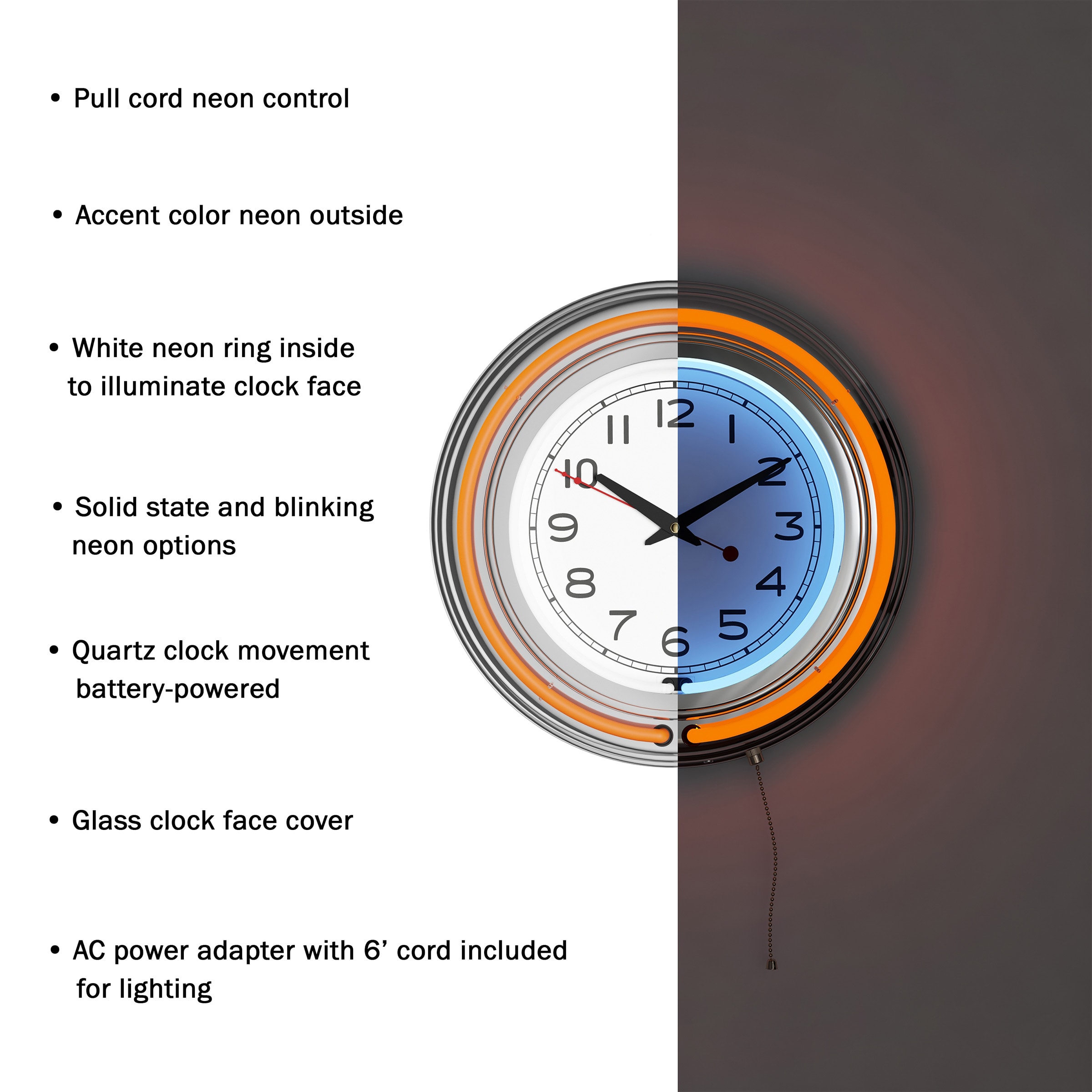 Hastings Home 717918BWM Indoor-Outdoor-Clocks - View #3