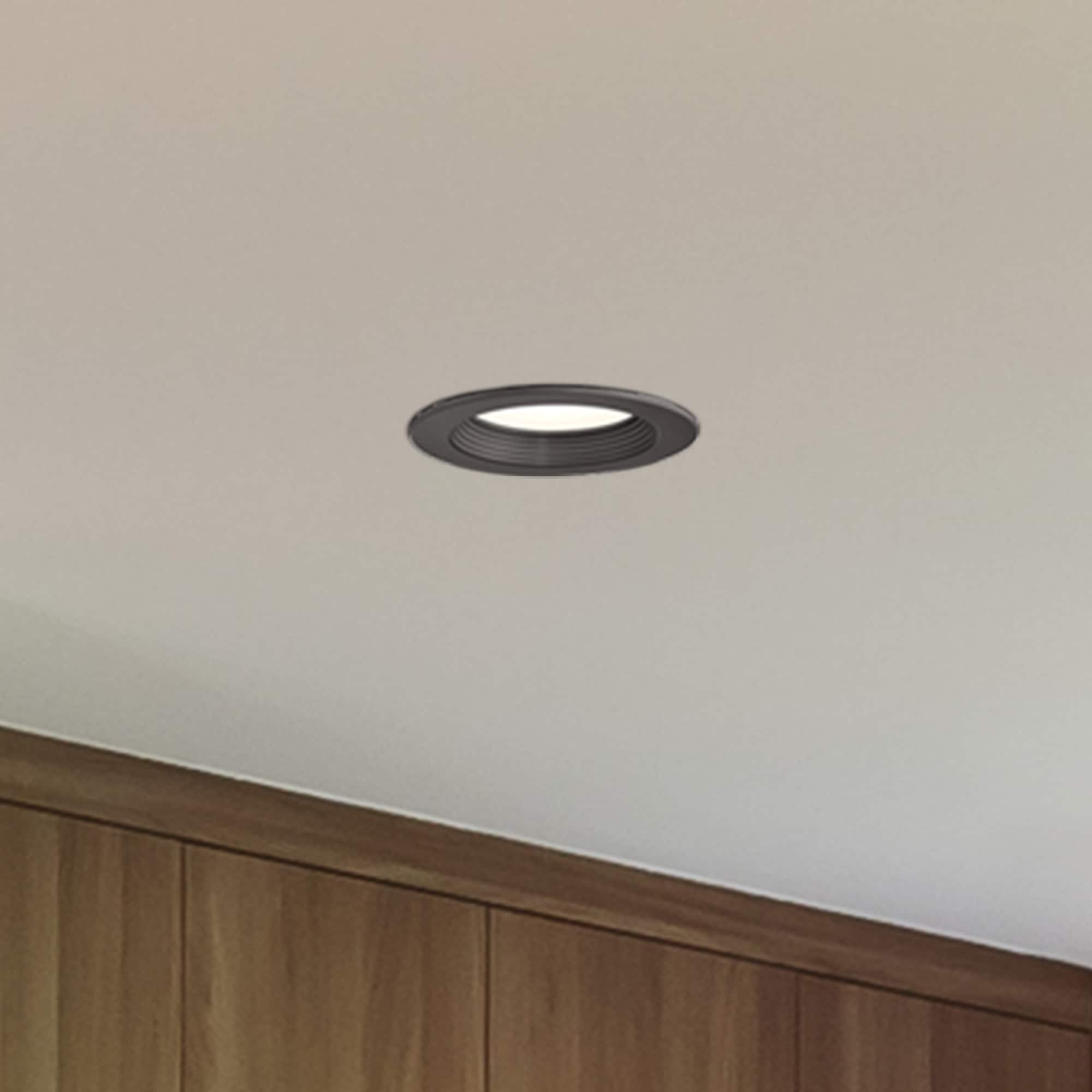 Designers Fountain DF Recessed Light Trim 4-in Bronze Baffle Recessed Light Trim