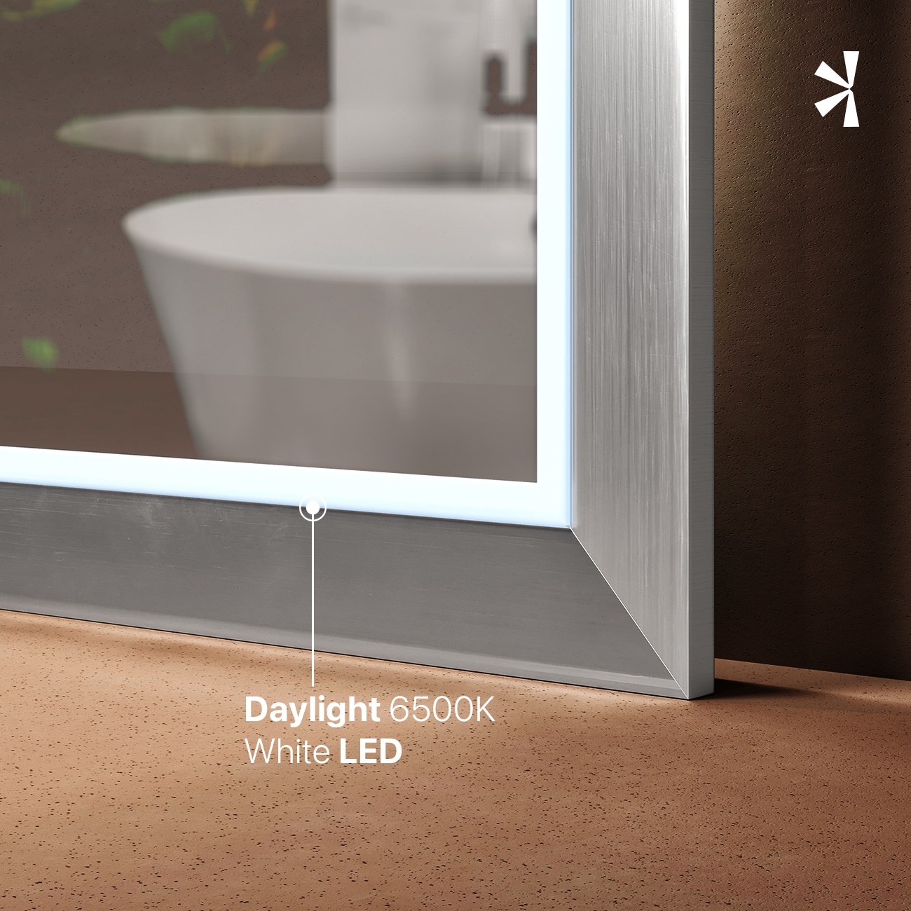 Eviva EVMR77-24X67-LED Framed-Bath-Mirrors - View #4