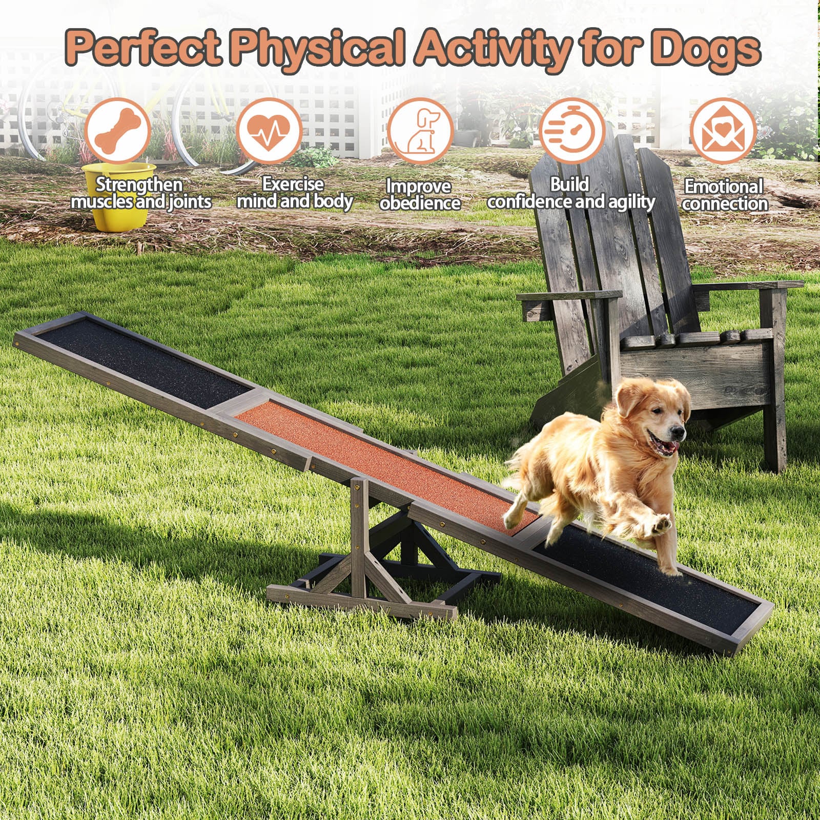 Slickblue D-CO-RG58001UP Dog-Park-Agility-Course-Components - Thumbnail View #5