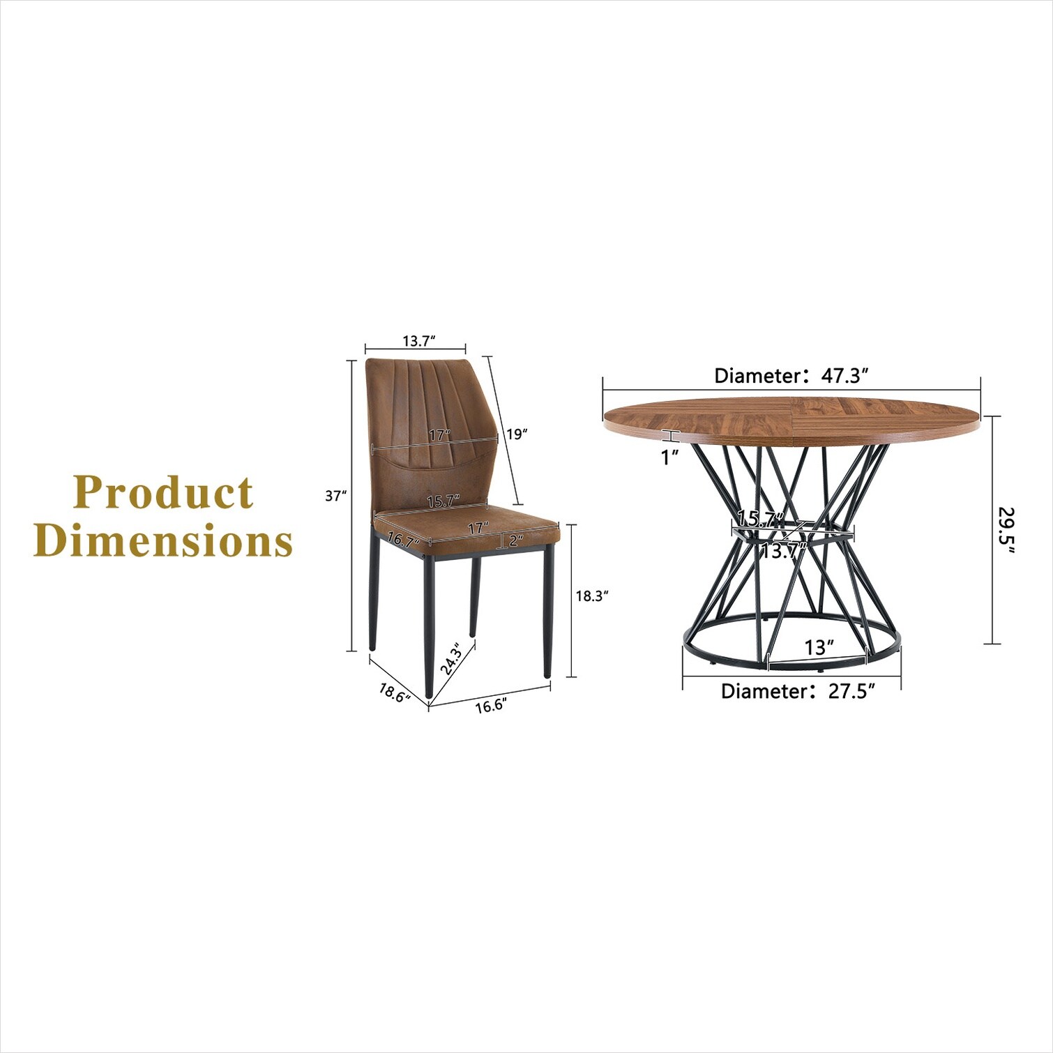 chillscreamni QH5B3FM1HKUB Dining-Sets - View #17