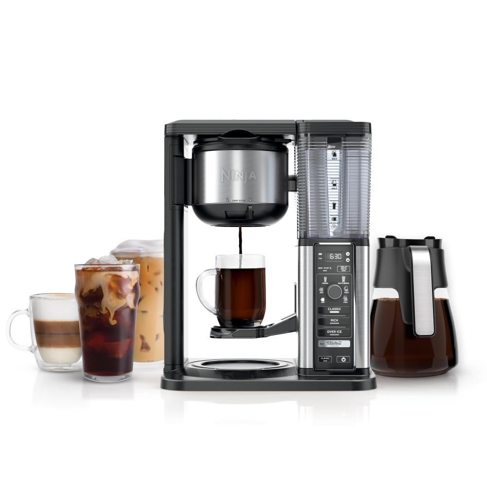 Ninja Coffee Maker with Milk Frother Extension