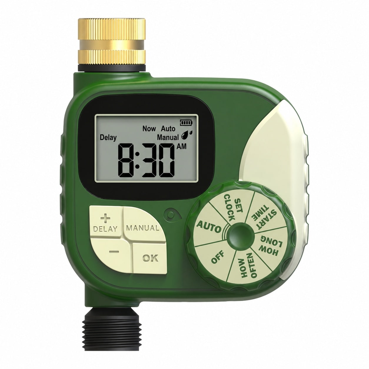 Etokfoks -  Hose Timer with 360 Degree Brass Swivel Water Inlet Waterproof Sprinkler Timer Manual...