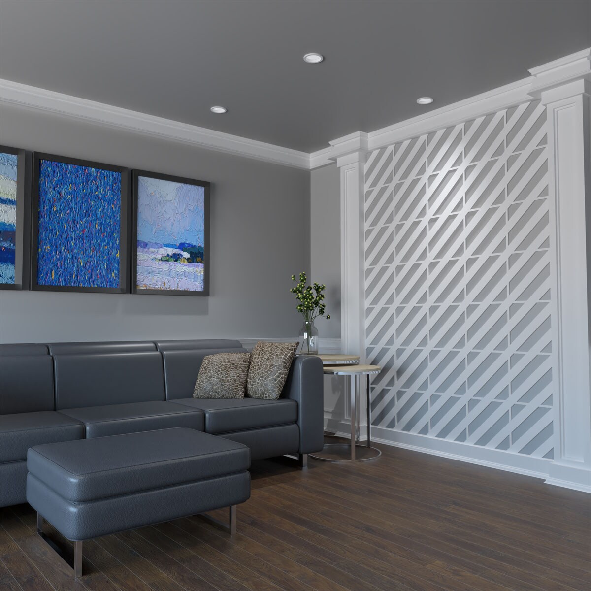 Ekena Millwork WALP12X12STR Wall-Panels - View #3