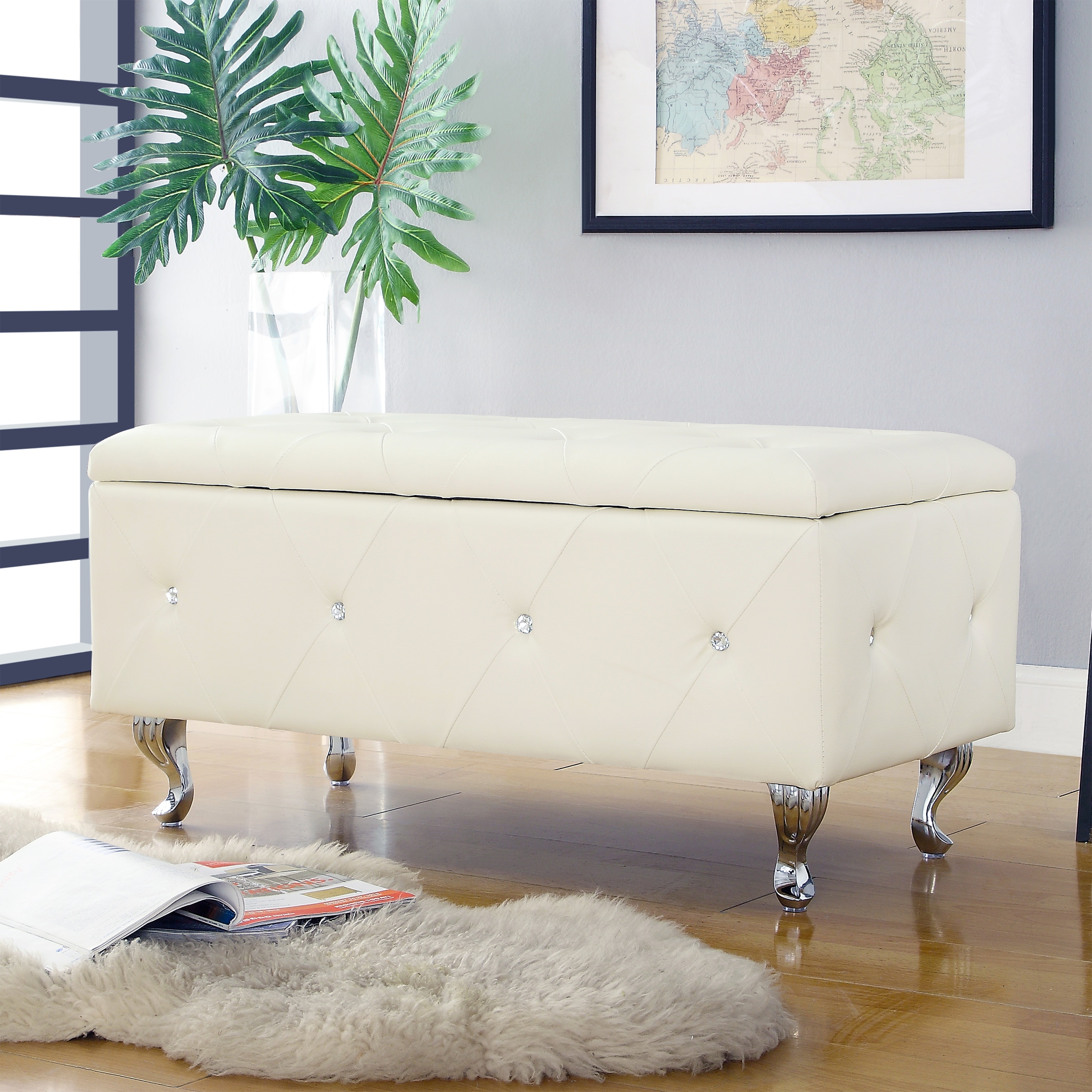 AC Pacific AC-BED16-WHT-BENCH bench - View #2