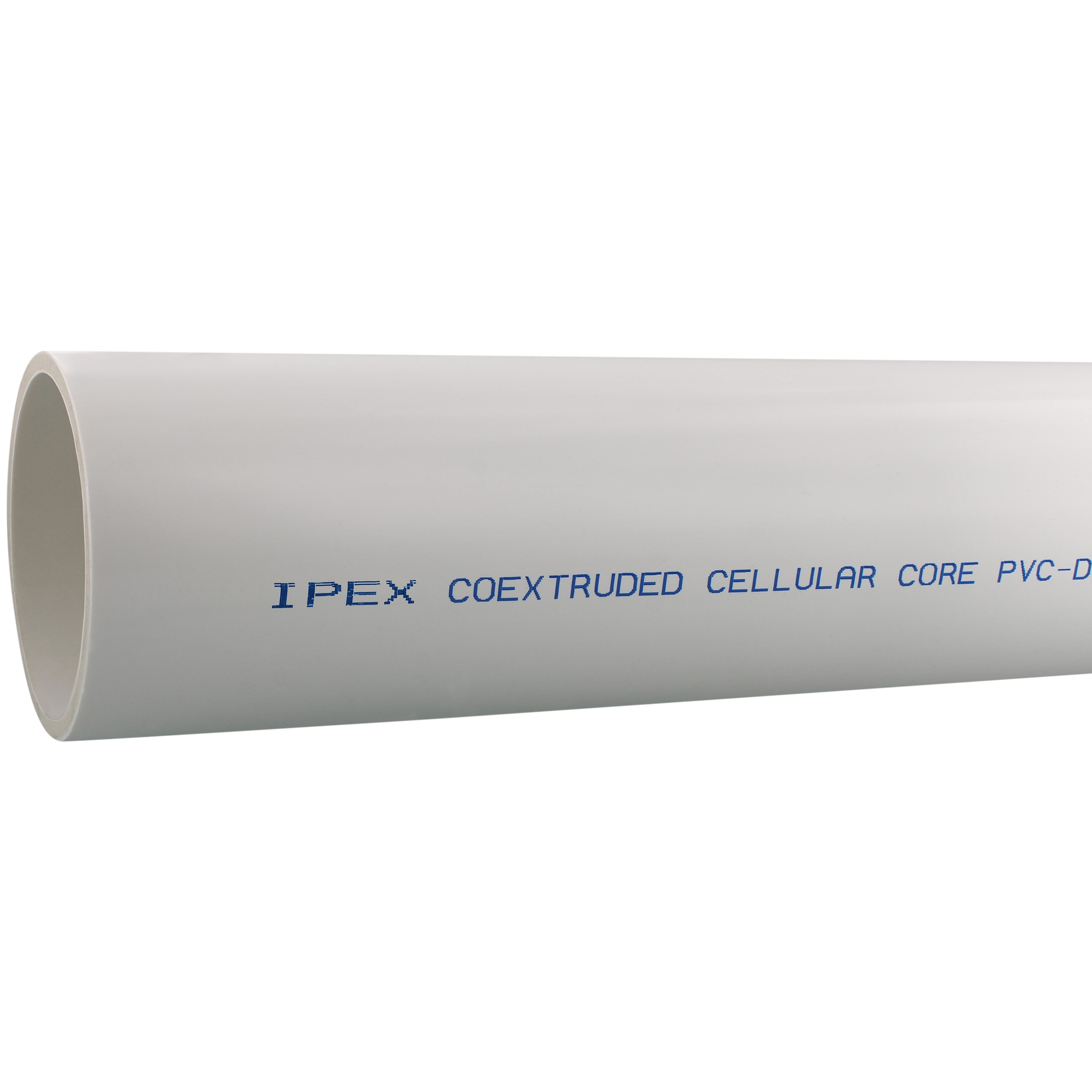 IPEX 4-in x 10-ft PVC DWV Foam Core Pipe in the PVC DWV Pipe & Fittings ...