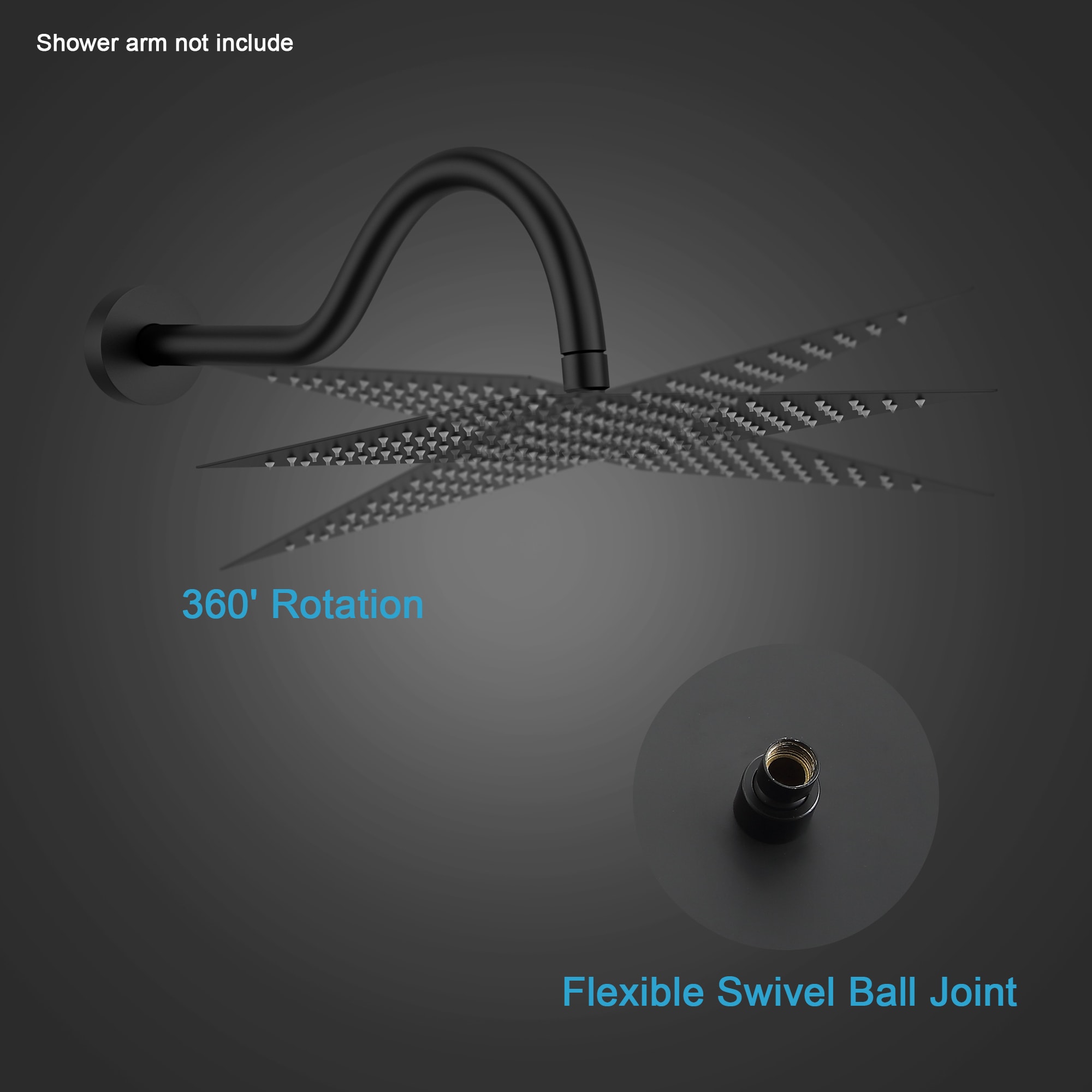 KICHAE KSLF17006-B Fixed-Showerhead - View #6