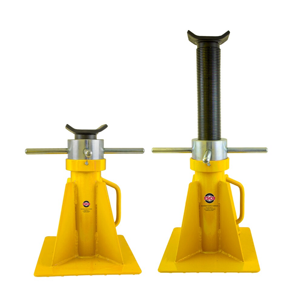 ESCO Yellow Steel Rust Resistant Manual Jack Stand in the Jacks ...