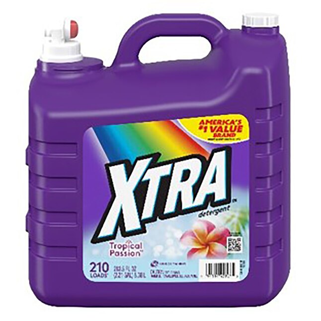 XTRA Xtra Liquid Laundry 283.5oz Tropical Passion 283.5-oz Tropical Passion  HE Laundry Detergent in the Laundry Detergent department at Lowes.com