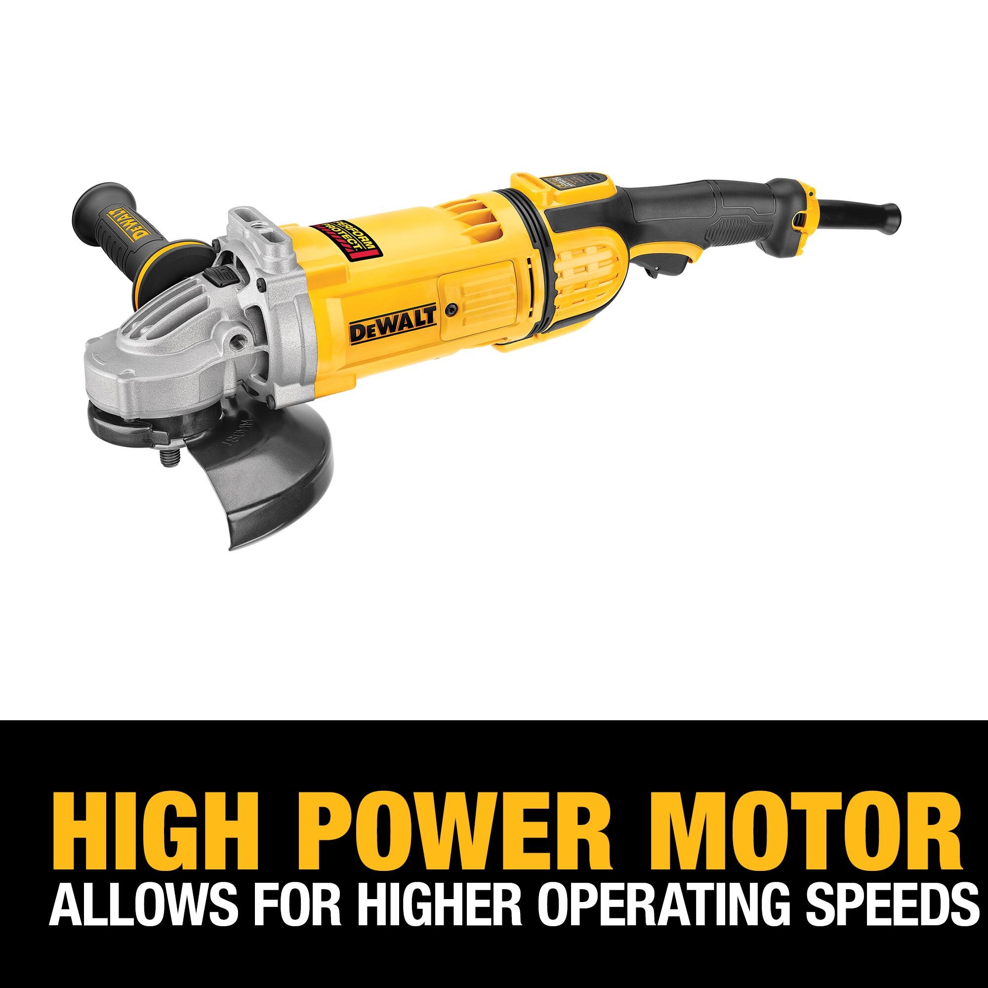 DEWALT 7-in-Amp Trigger Switch Corded Angle Grinder at Lowes.com