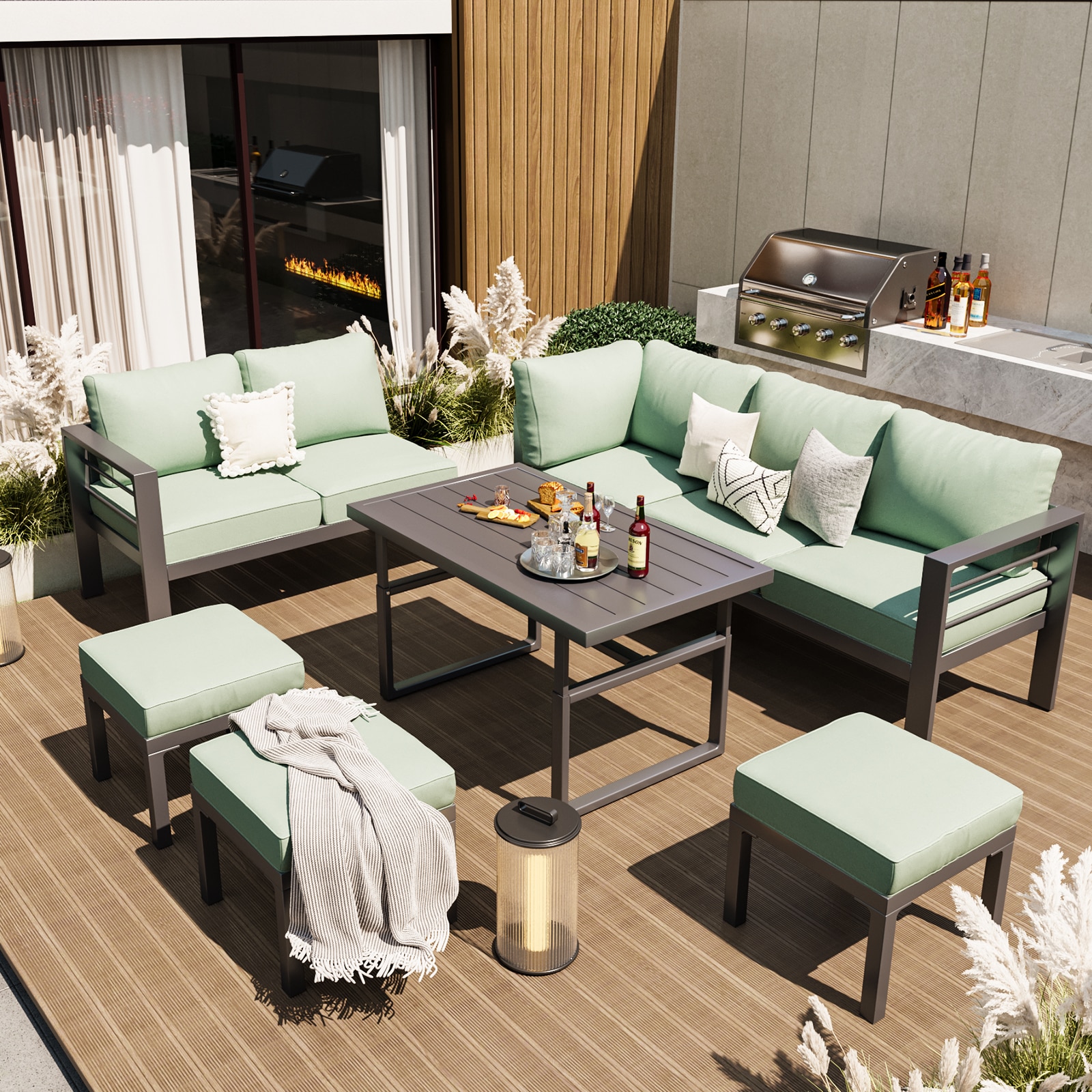 AECOJOY 16298GN-LS02 Patio-Sofas-Daybeds - View #2