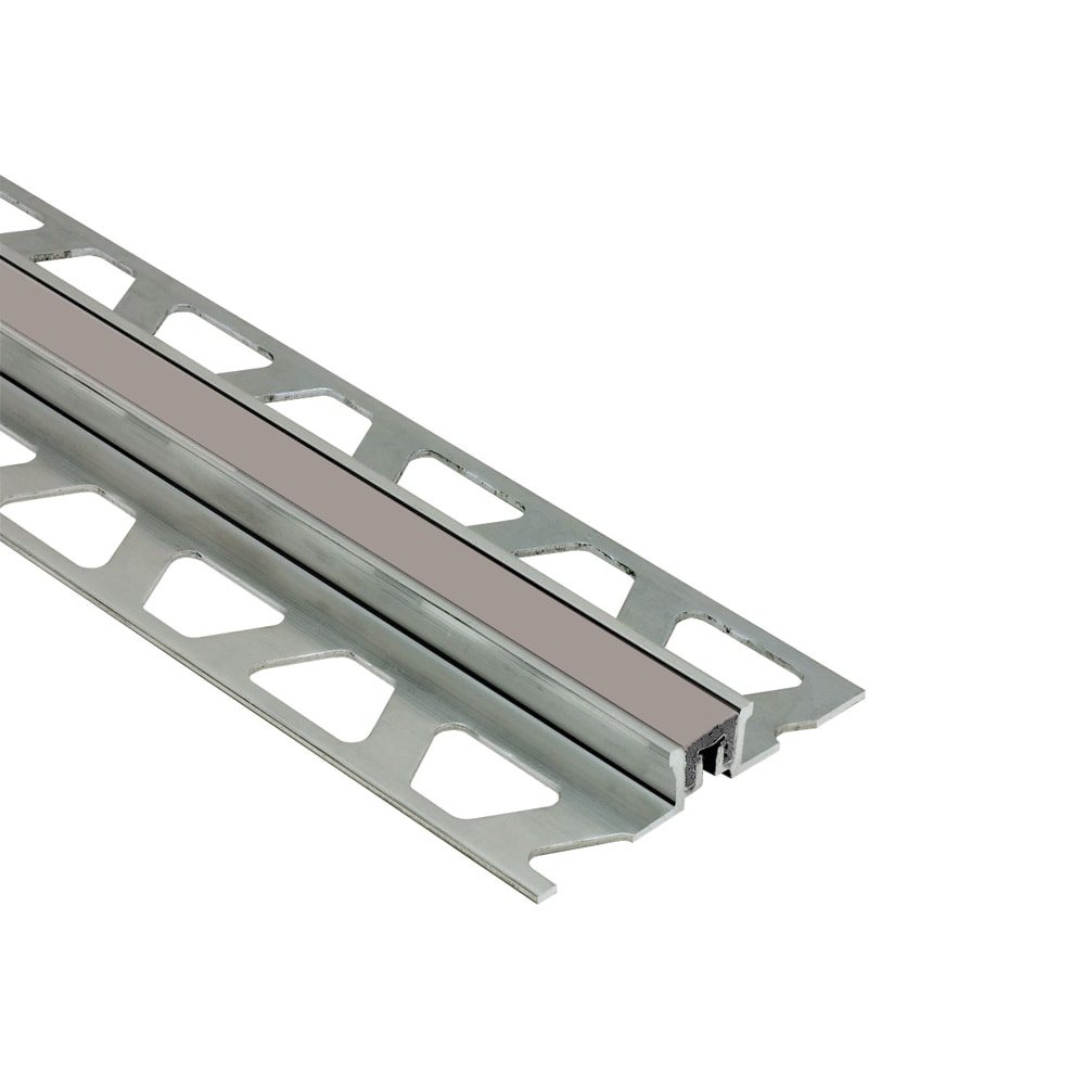 Schluter Systems AKSN125FG Dilex-KSN 0.5-in W x 98.5-in L Grout grey Aluminum Tile Edge Trim