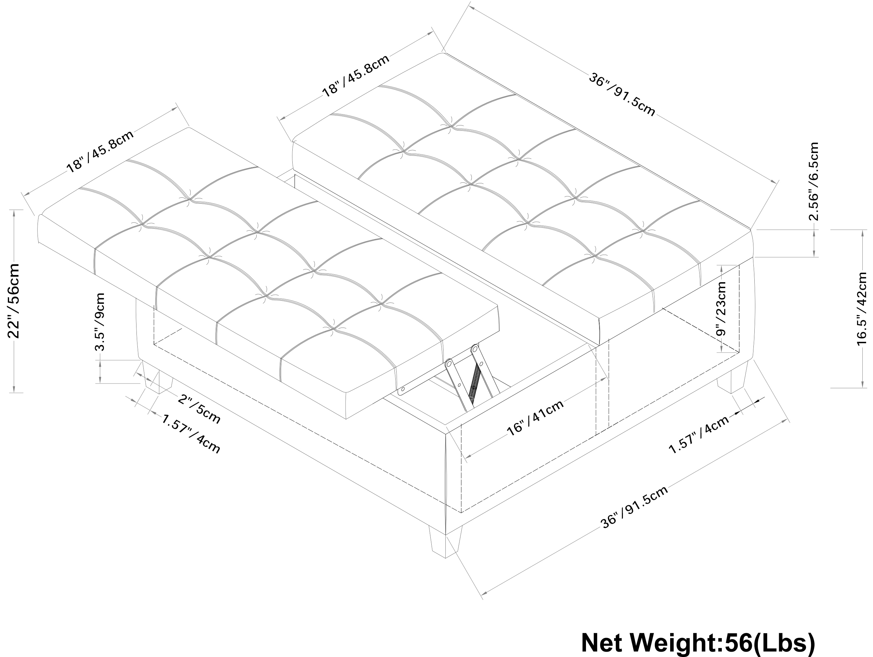 Simpli Home AXCOT-265-DDB Indoor-Ottomans - View #10