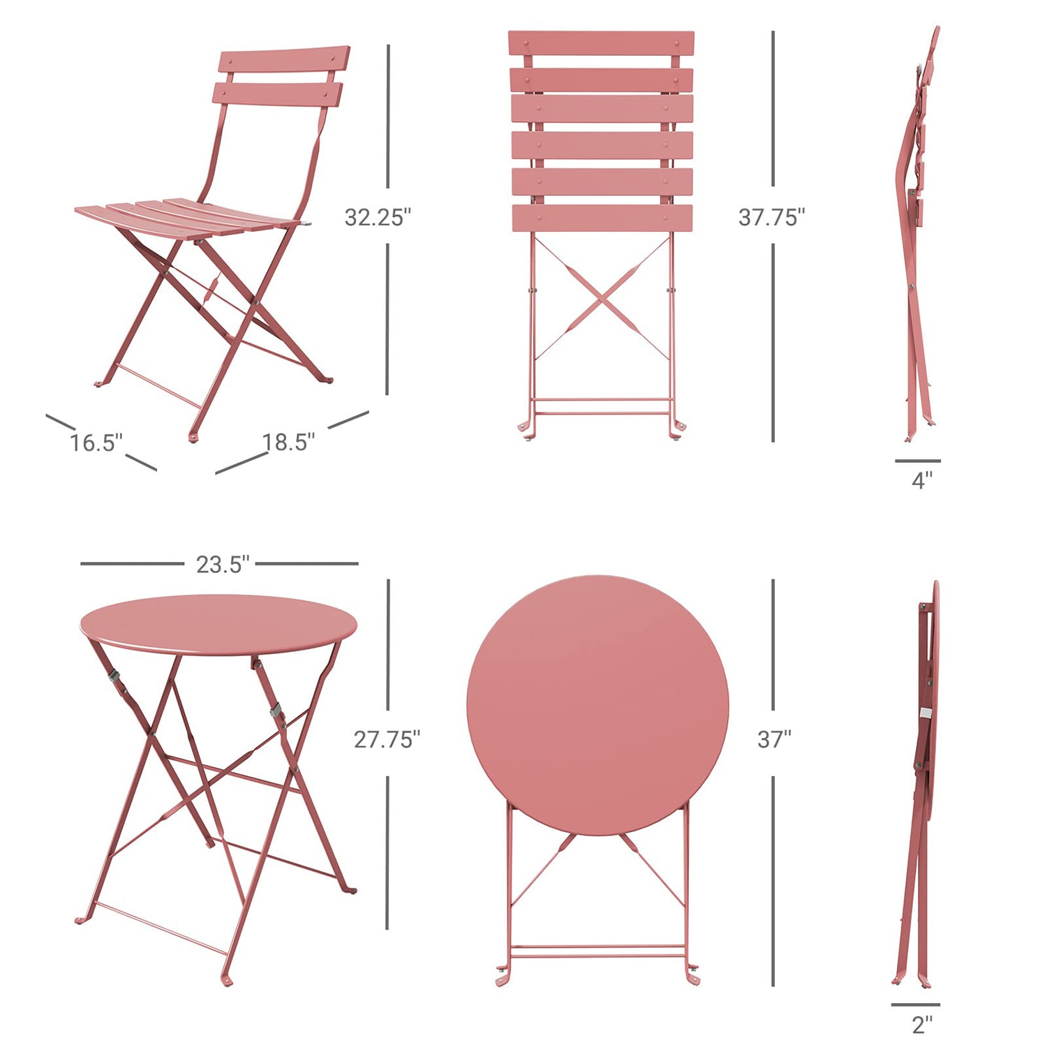BANSA ROSE LLZY8401 Patio-Chairs - View #5