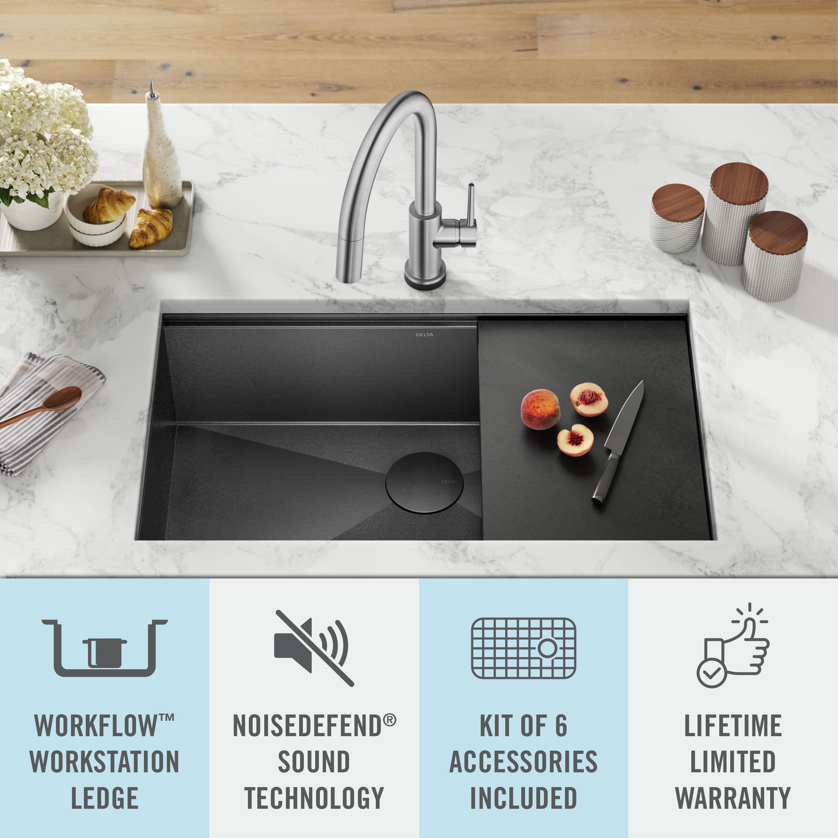 Delta 95B9031-32S-GS Kitchen-Sinks - View #3