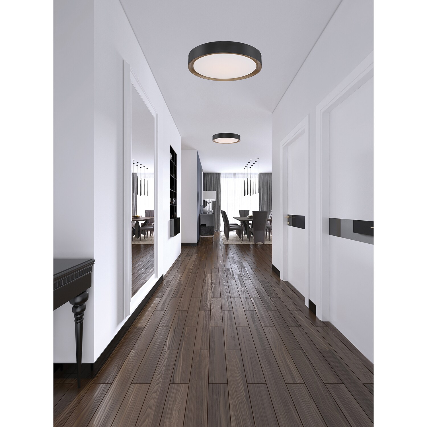 Access Lighting 49971LEDDLP-MBL/ACR flushmounts - View #3