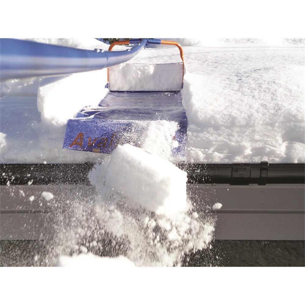 Snow MOOver 39 Extendable Snow Brush with Detachable Ice Scraper for Car |  11 Wide Squeegee & Bristle Head | Size: Car & SUV | Lightweight Aluminum