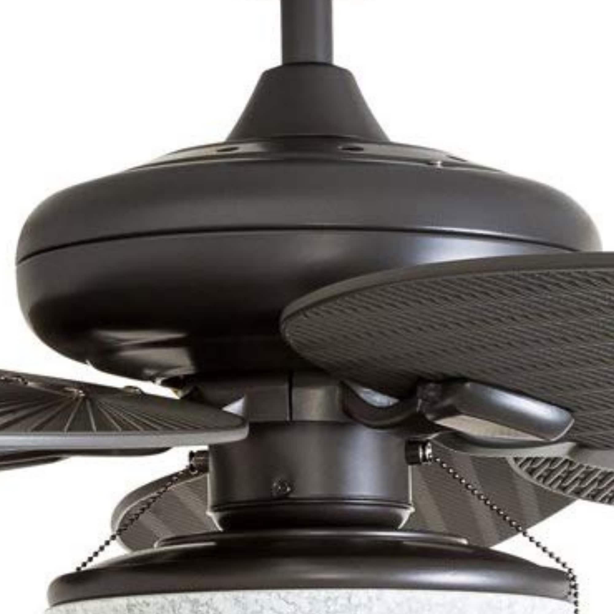Bronze 52-Inch Tropical Indoor/Outdoor Ceiling Fan with LED Light