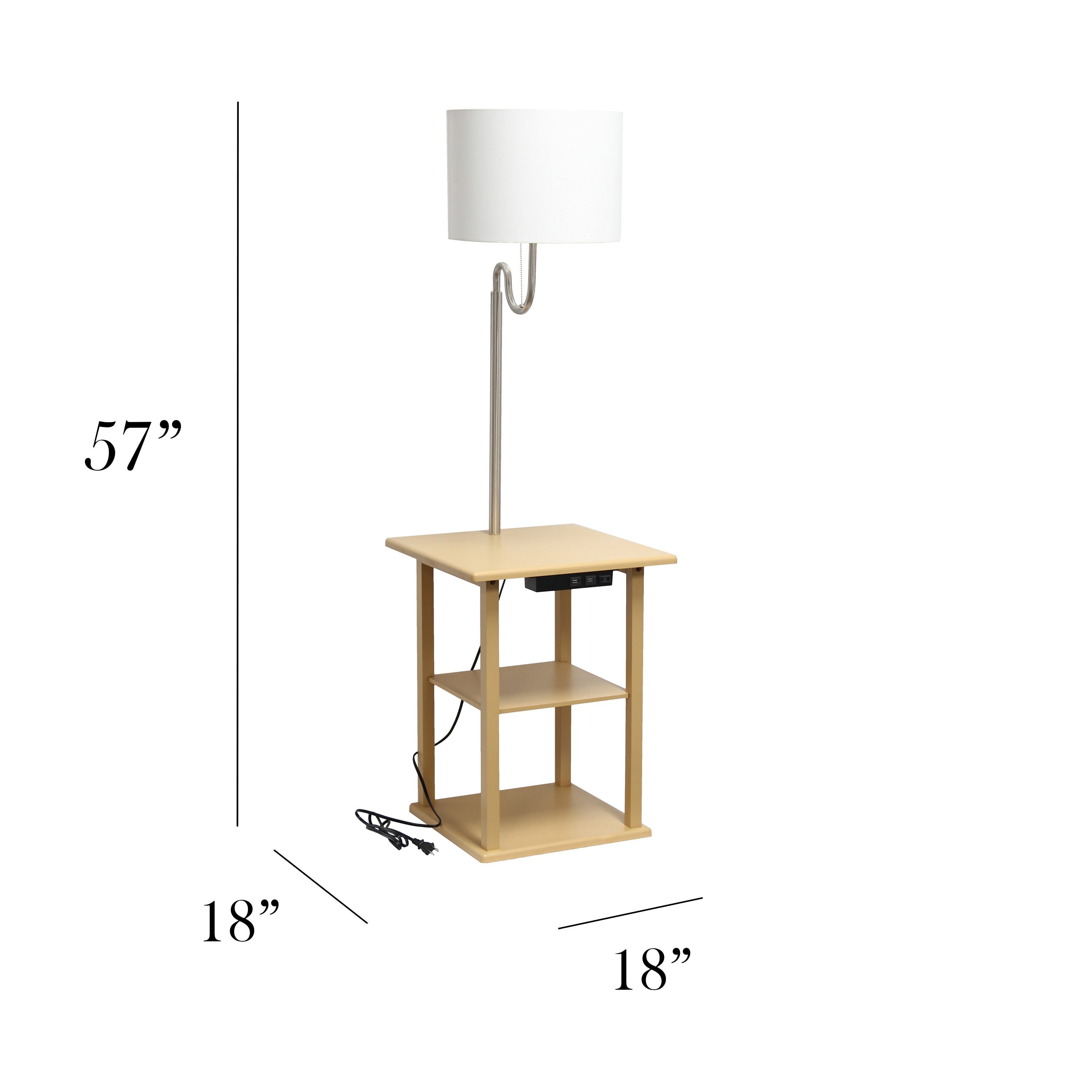 Simple Designs LF2016-TAN floorlamps - View #3