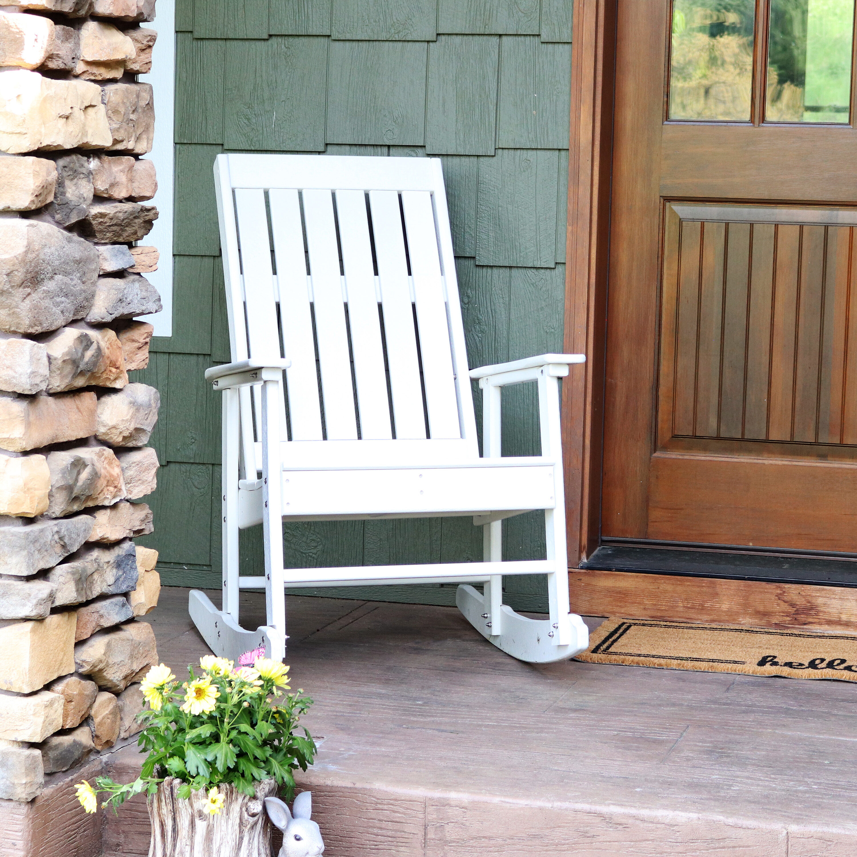 Lowes white porch discount rockers