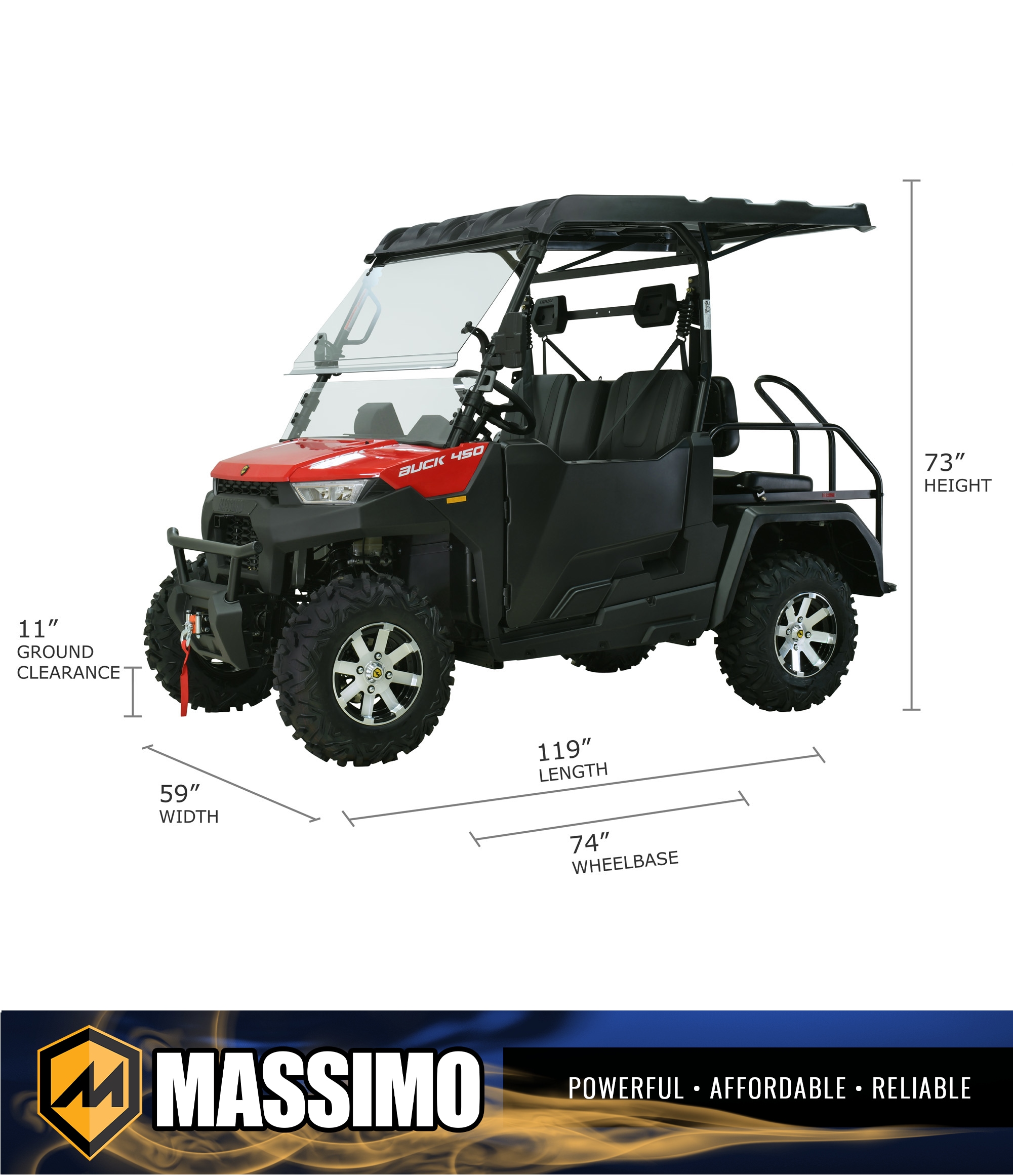 Massimo MMS-BK450X-RD Motorized-Vehicles - View #6