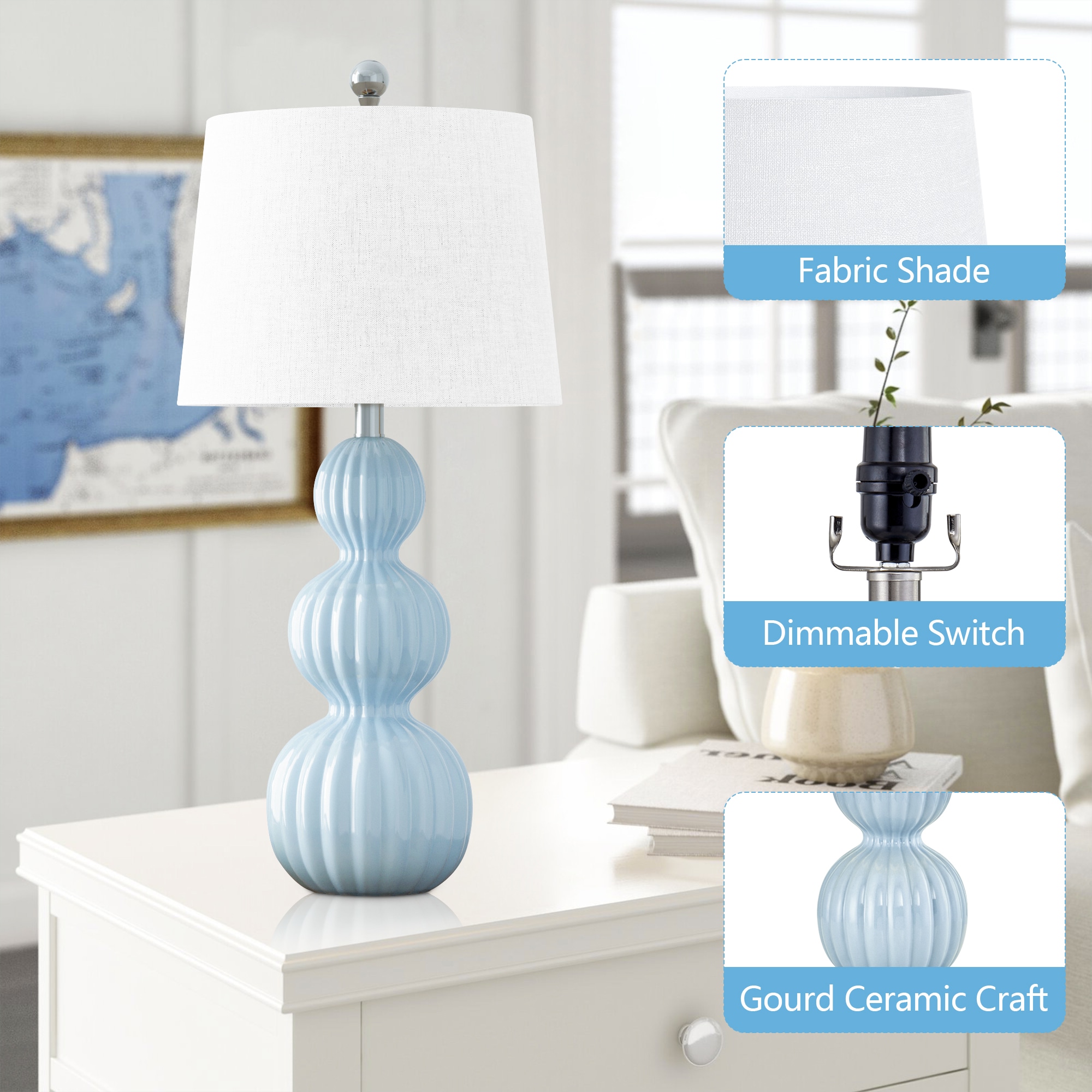 Maxax T45-BU Table-Lamps - View #4