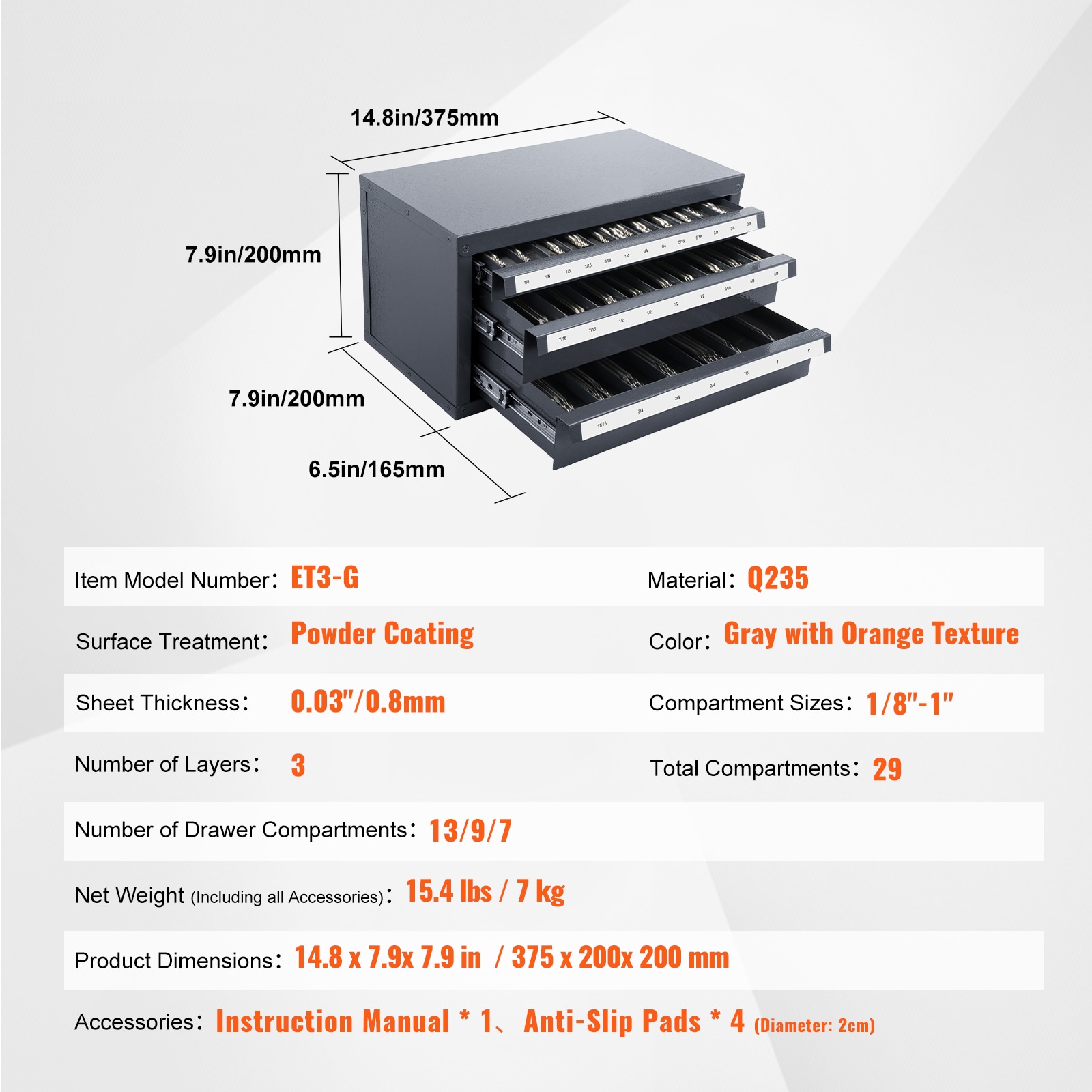 VEVOR SCTLFPXD181926EBGV0 Tool-Boxes - View #8