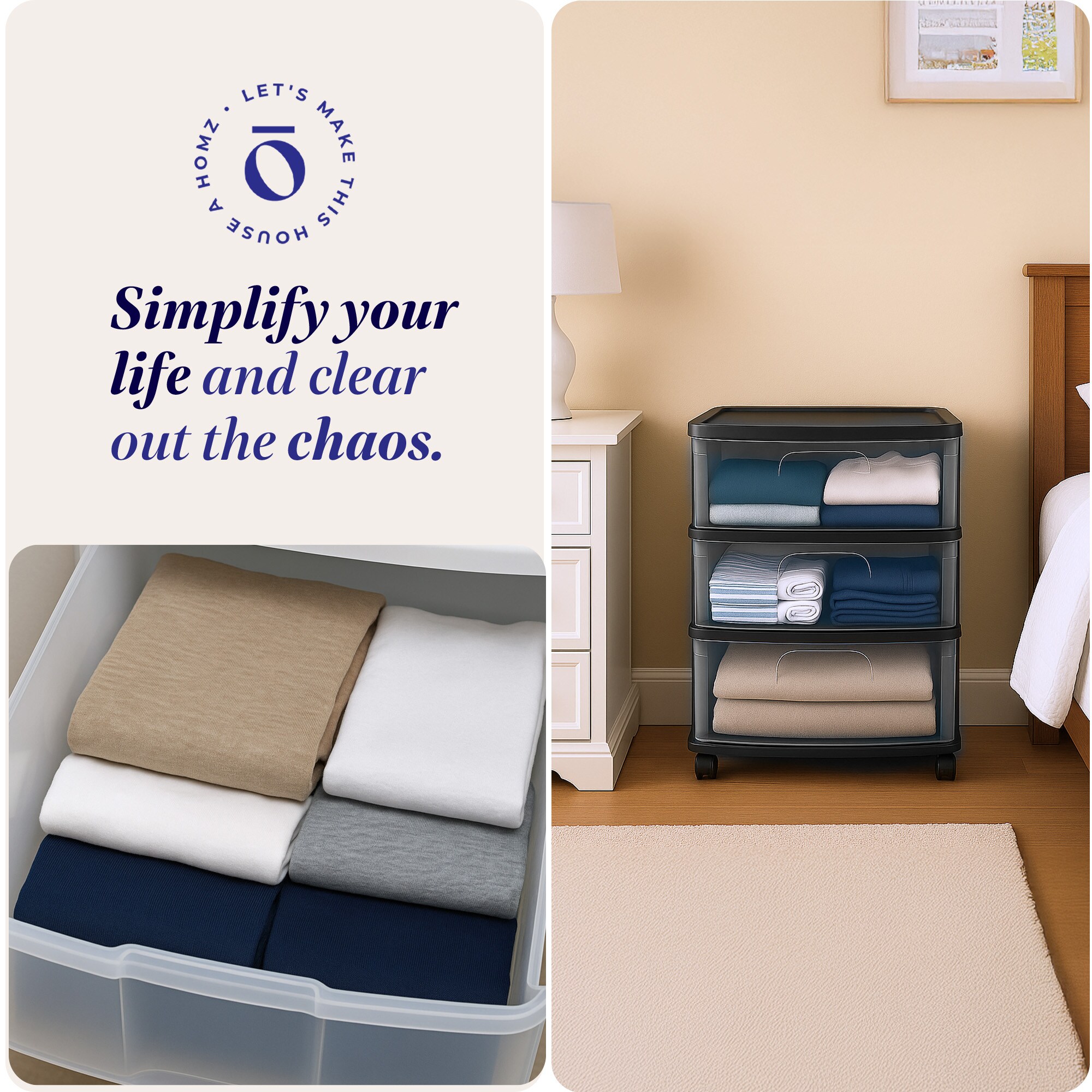 Homz Products 244752 Storage-Drawers - View #6