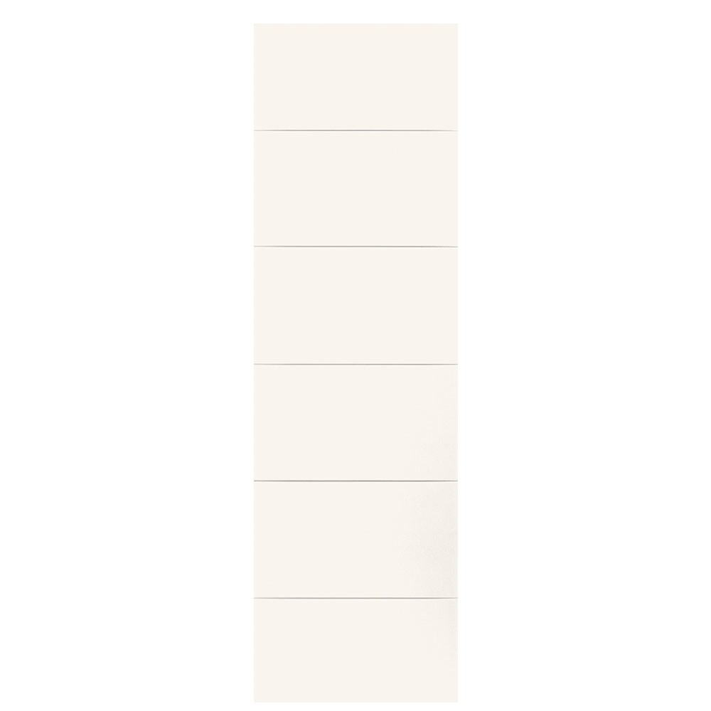 Masonite 1446502 Melrose 24-in x 80-in White Flush Smooth Solid core Prefinished Molded composite Slab Door