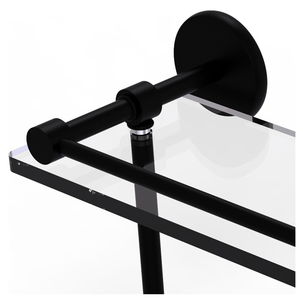 Allied Brass P1000-2/16-GAL-BKM Bathroom-Shelves - View #2