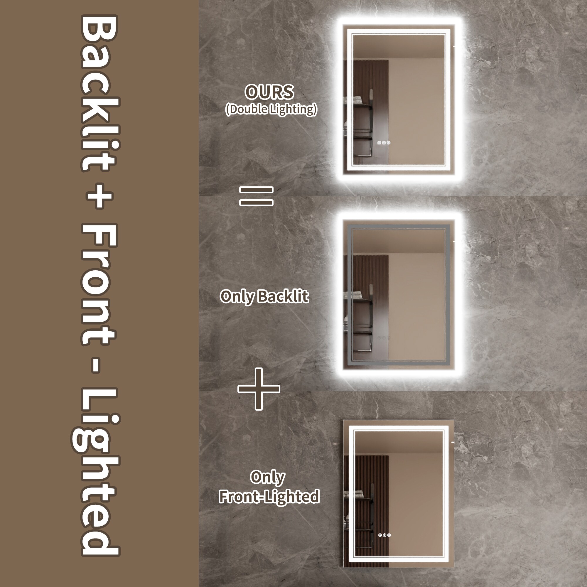 Bayfeve BFXB-12S2432-MIR Framed-Bath-Mirrors - View #9