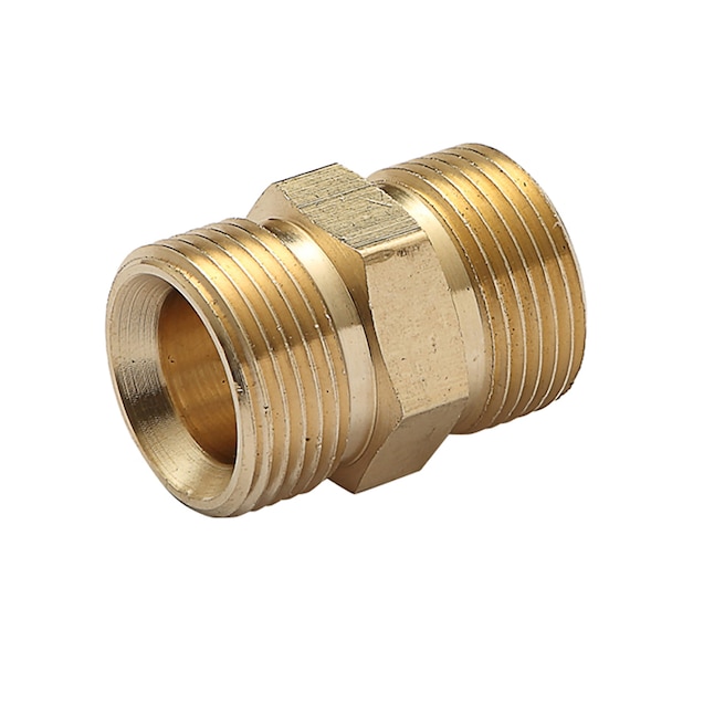 SurfaceMaxx M22 Hose To Hose Connector in the Pressure Washer Parts  department at
