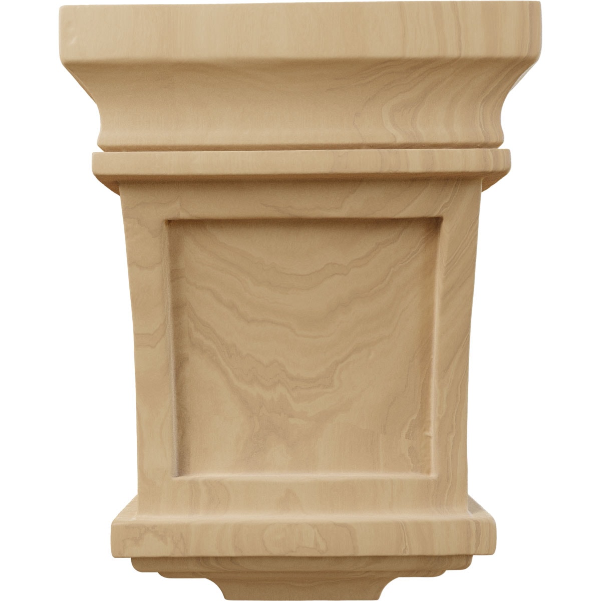 Cherry Hand-Carved Hardwood Decorative Corbel 5" x 3" x 7"