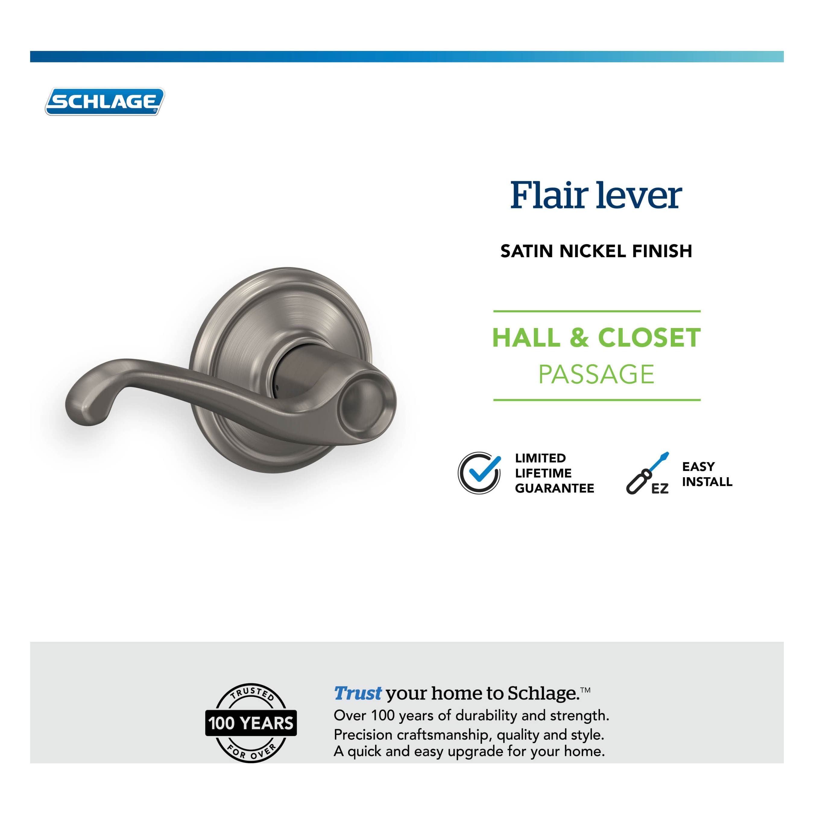 Schlage F10 V FLA 619 Door-Handles - View #9