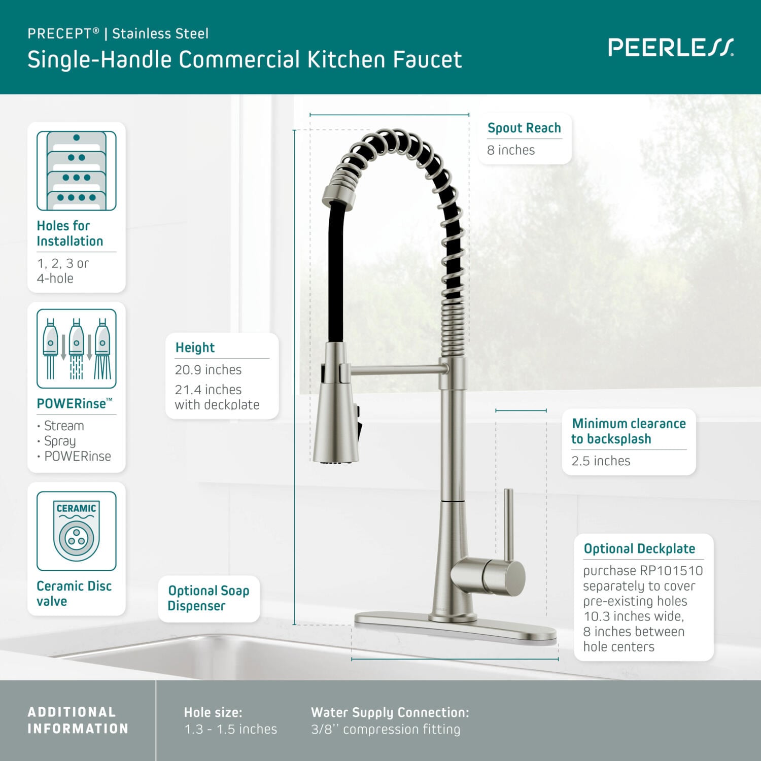 Peerless P7948LF-SS Kitchen-Faucets - View #2