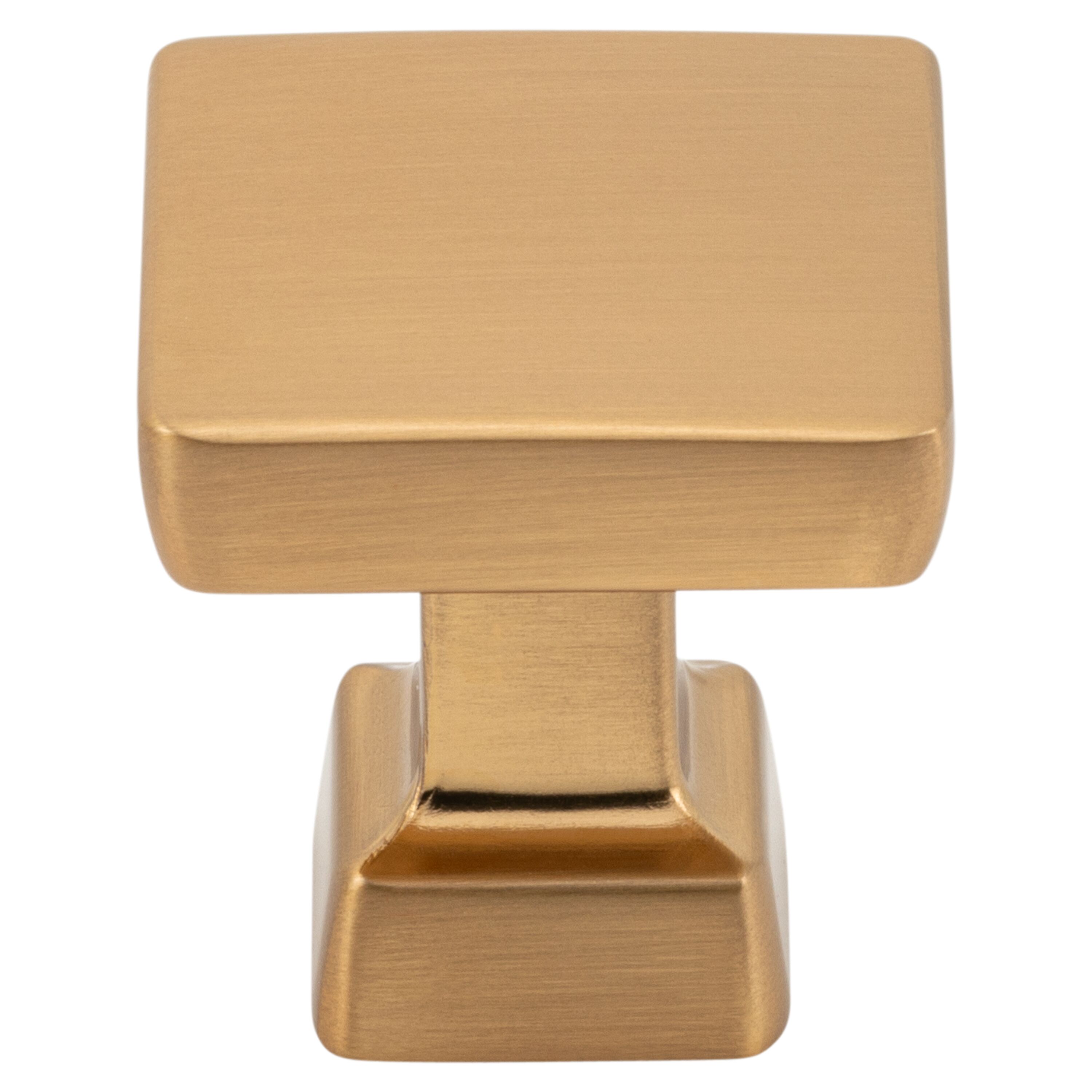 Villa Valentina VV3CBZ No. 3 1-1/8-in Champagne Bronze Square Traditional Cabinet Knob