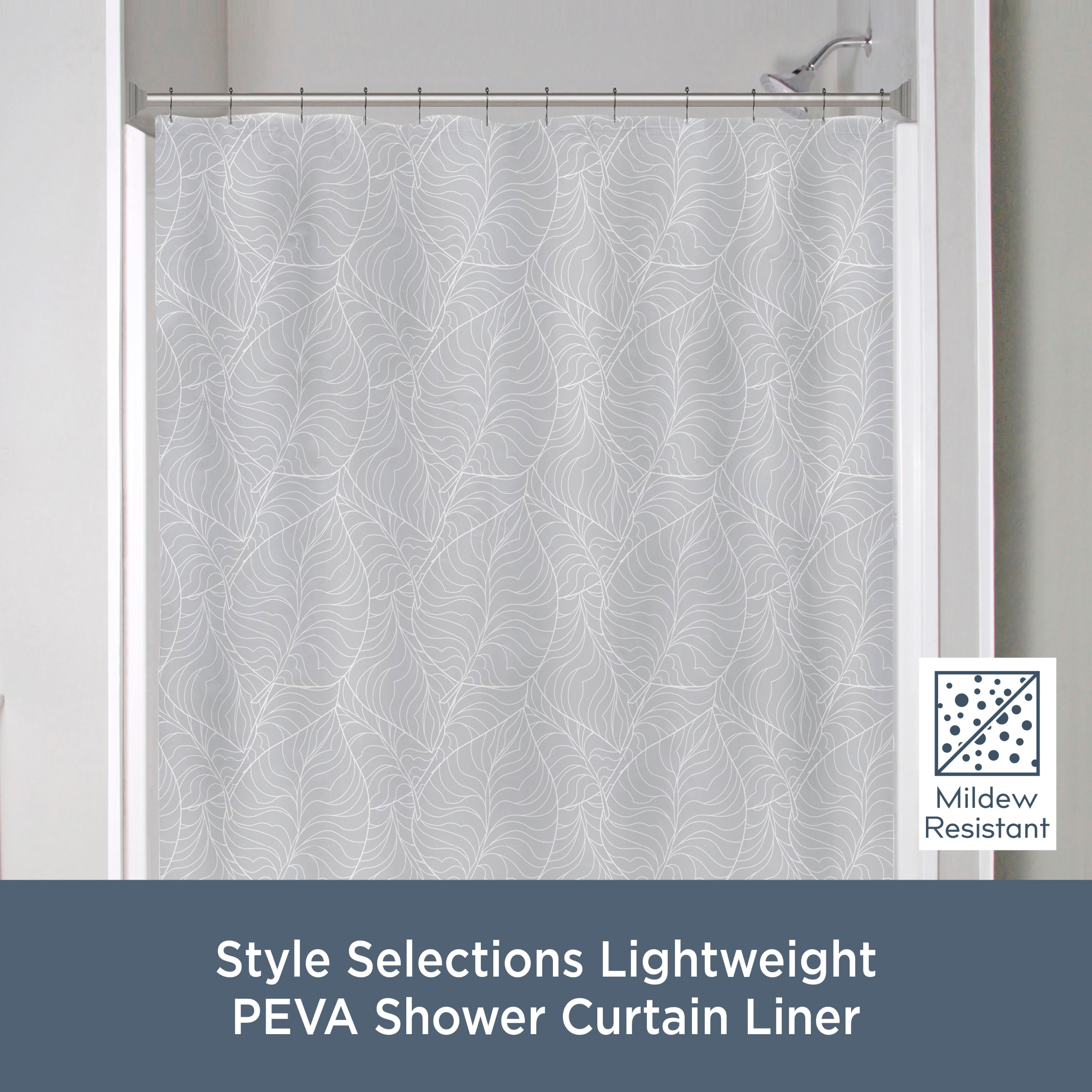 Style Selections LW61129PDQ Shower-Curtains-Liners - View #2