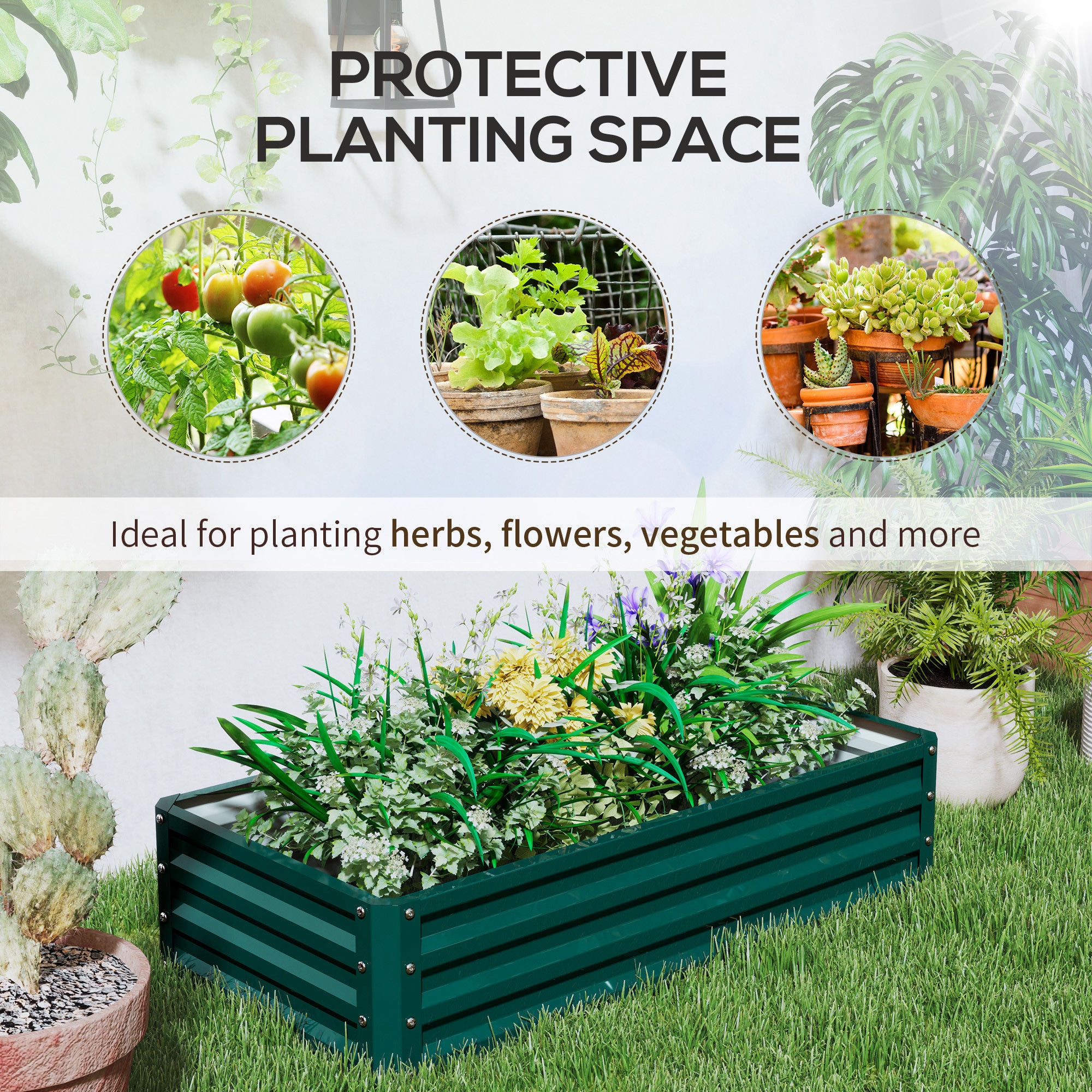 Outsunny 845-039V02GN Raised-Garden-Beds - View #6