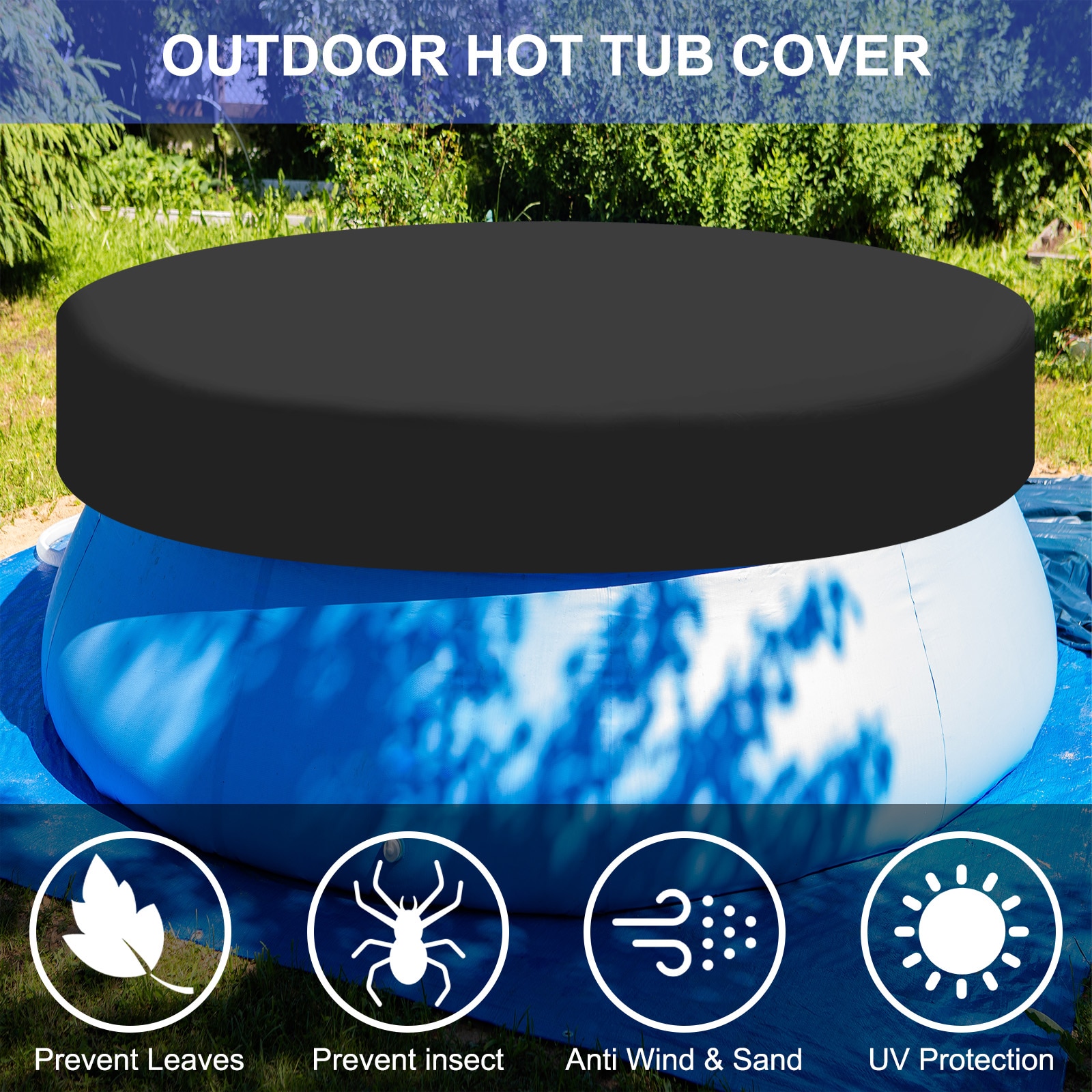 PATIKIL S25093002UX0340 Pool-Covers - View #6
