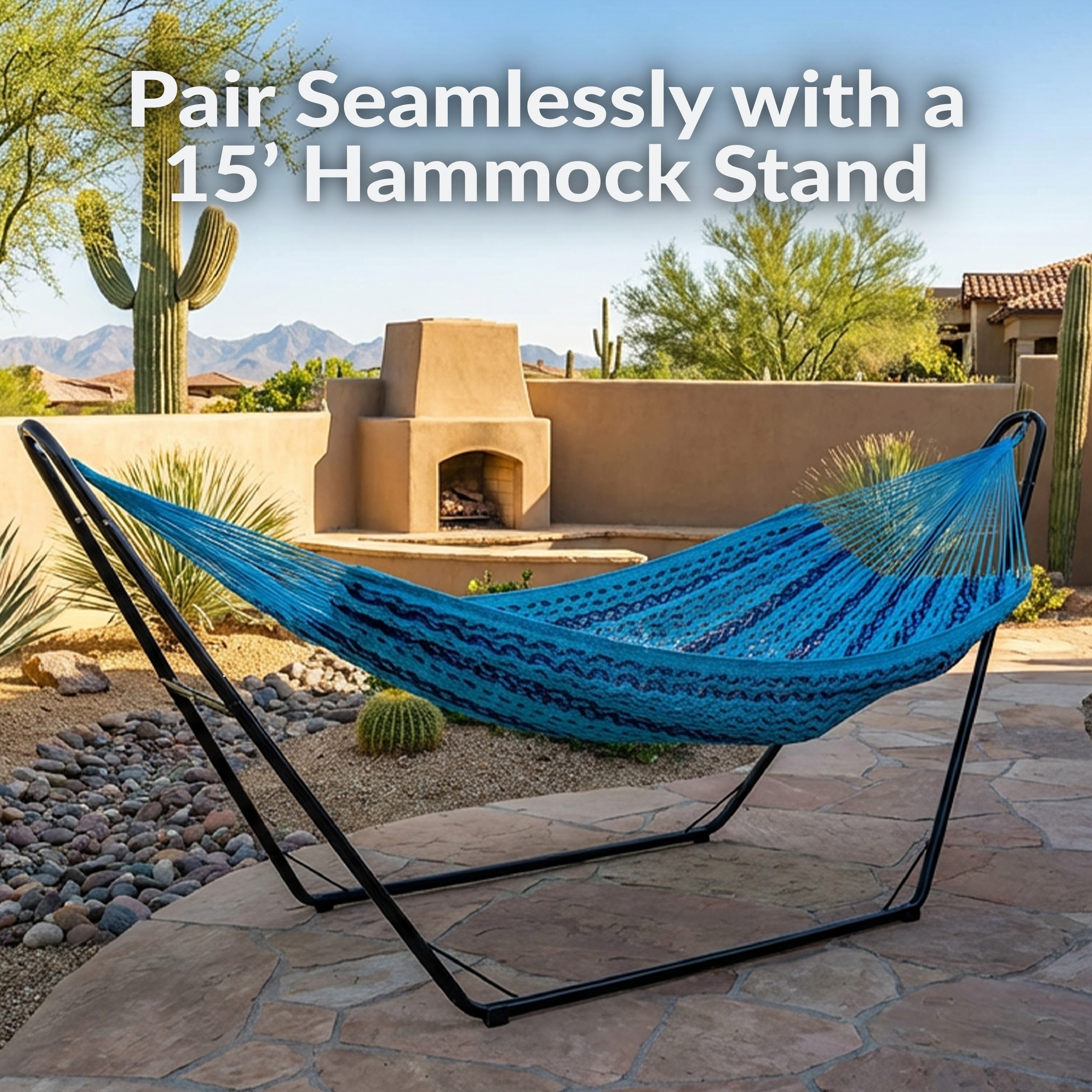Sunnydaze Decor HM24BLU hammocks - View #4